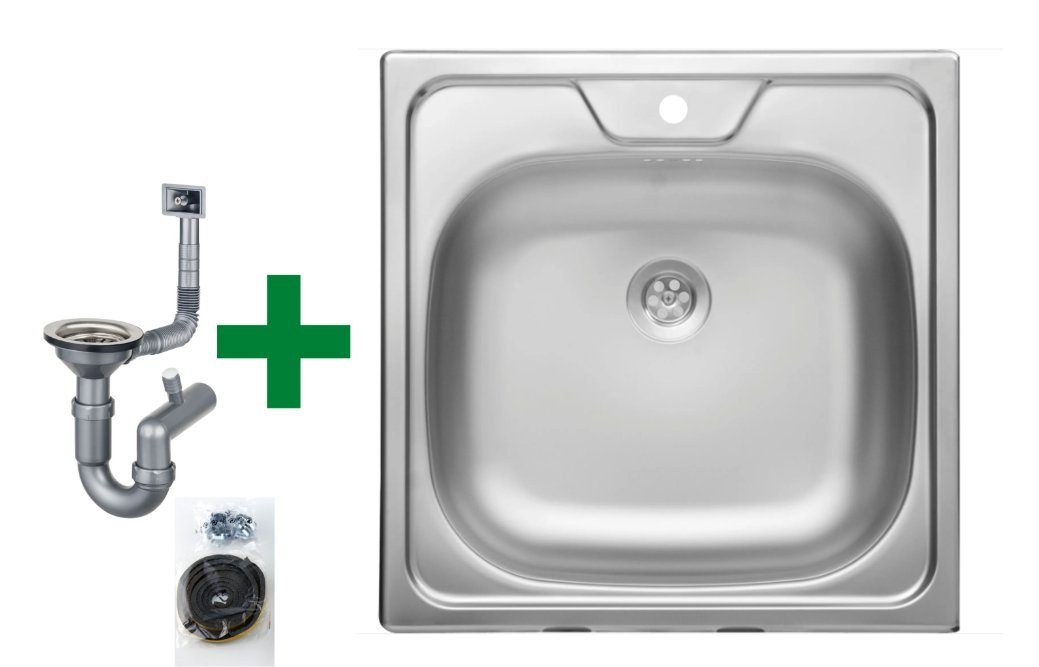 Faizee Möbel Edelstahlspüle Edelstahl Einbauküchenspüle Spülbecken günstig online kaufen