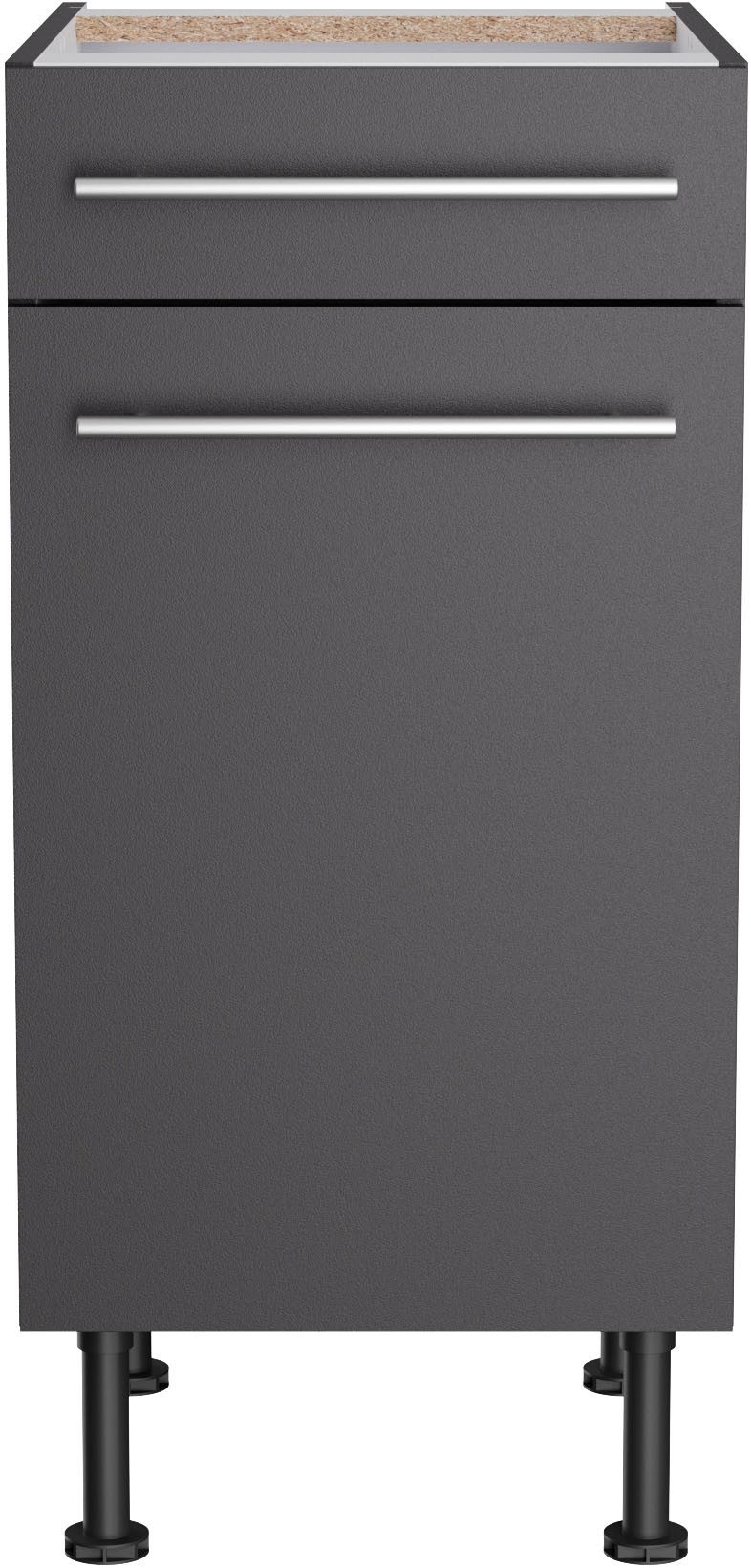 KOCHSTATION Unterschrank "KS-Bern2", Breite 40 cm, 1 Tür, 1 Schubkasten, 1 günstig online kaufen