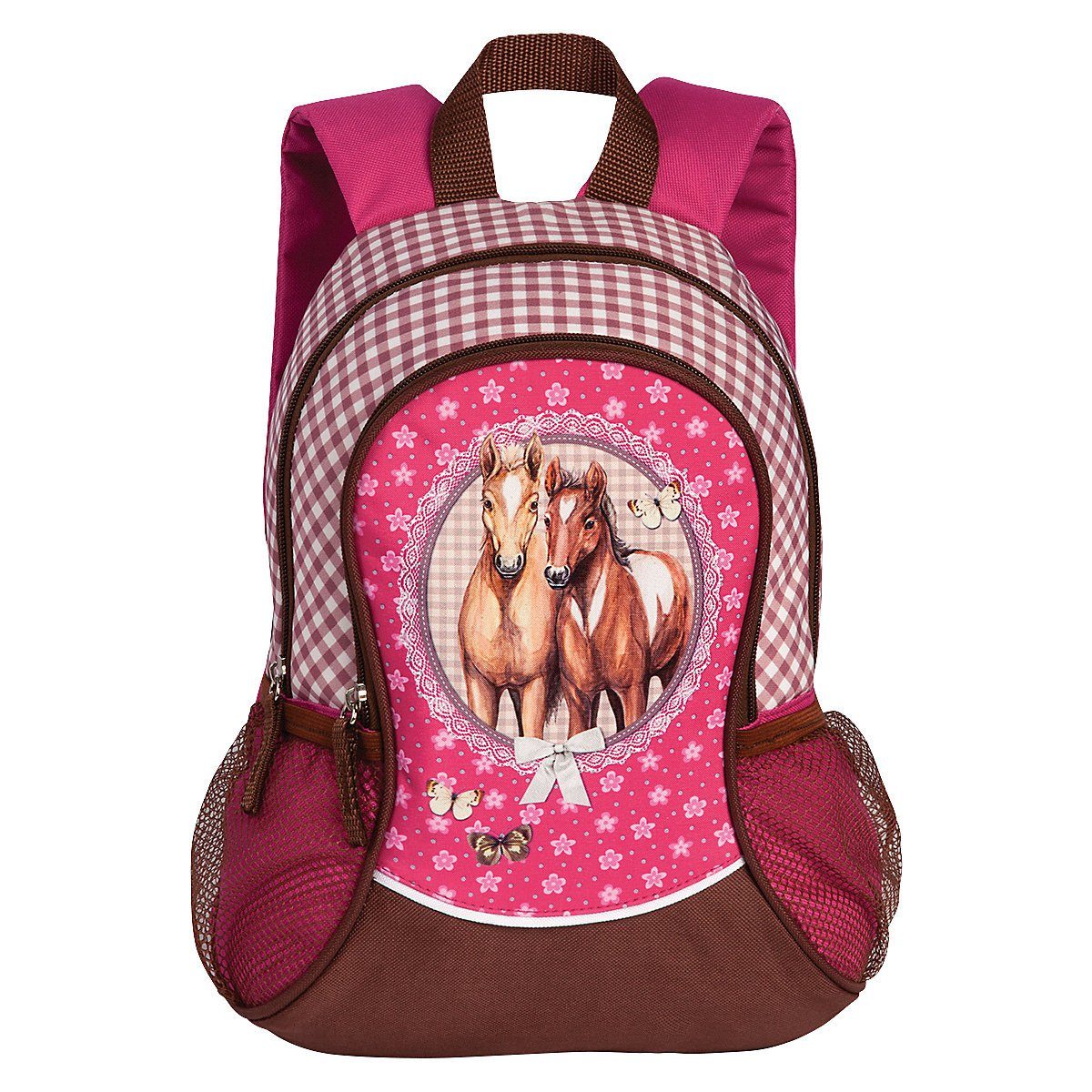 Spielzeug Kindertaschen fabrizio® Kindergartentasche Kinderrucksack Horses