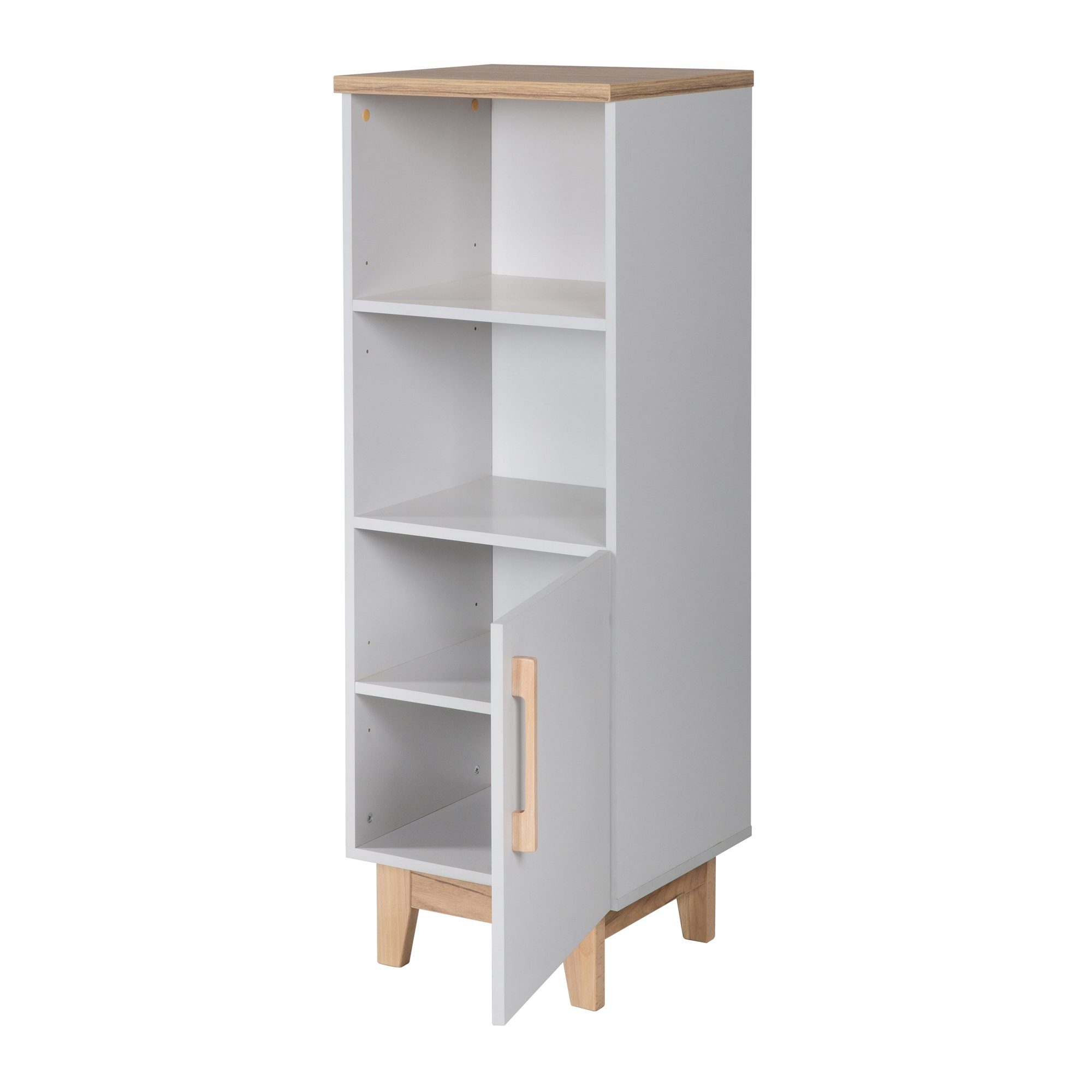 roba® Standregal Caro, Soft-Close-Technik, Lichtgrau / günstig online kaufen