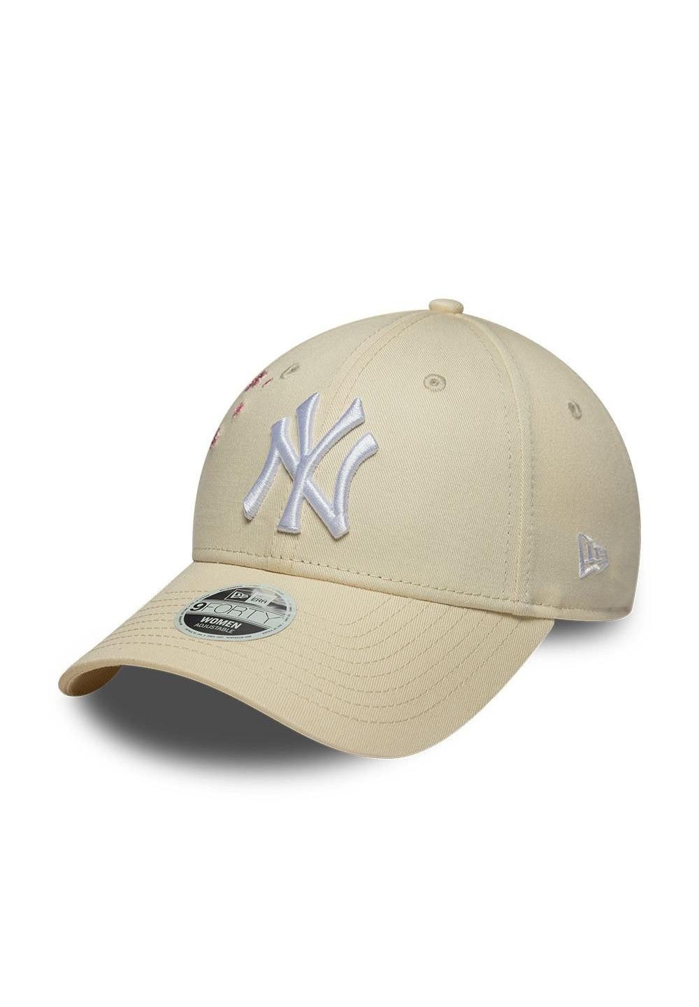New Era Baseball Cap New York Yankees New Era MLB Floral Icon 9Forty Women Cap Beige (1-St)