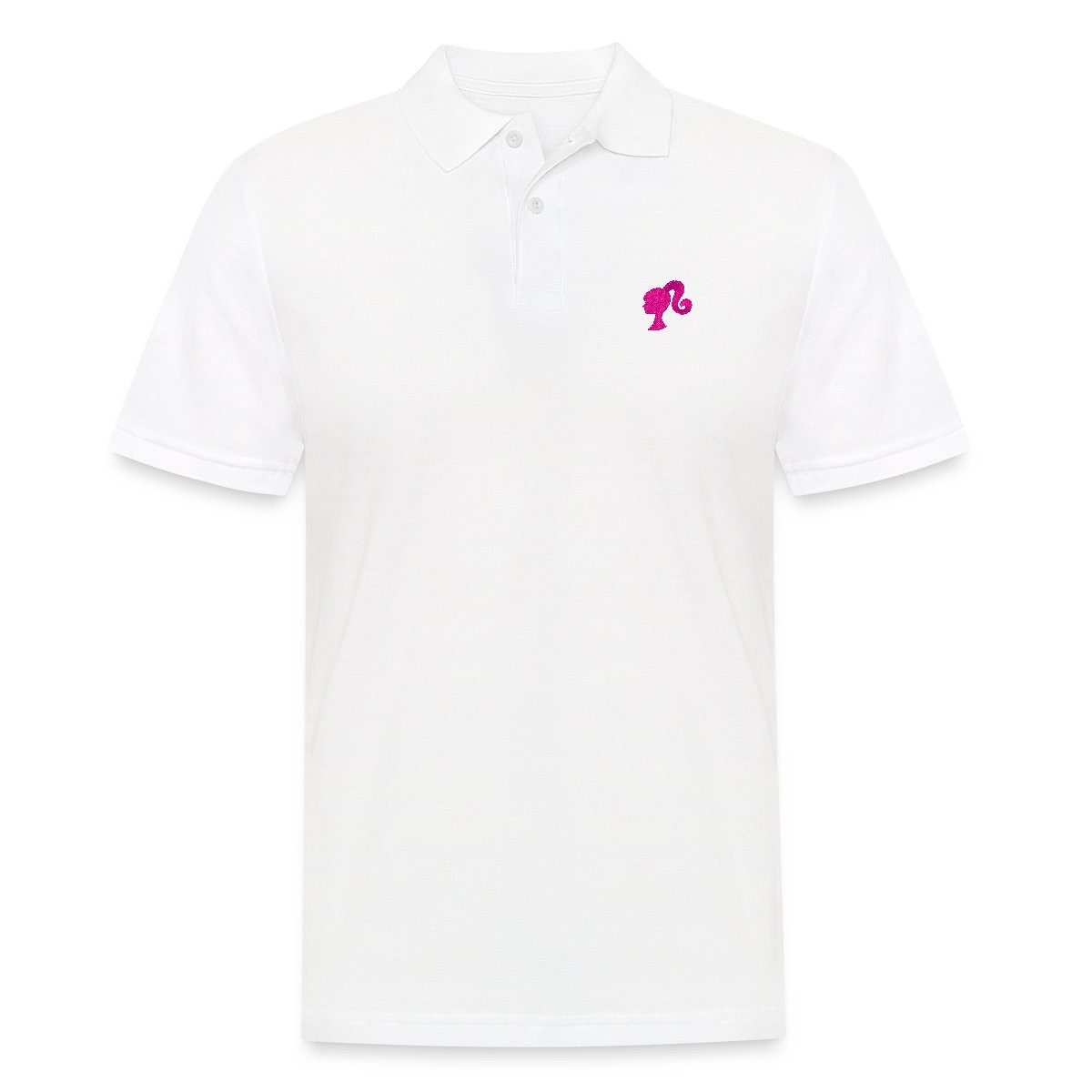 Spreadshirt Poloshirt Barbie Silhoutte Stick Herren Poloshirt (1-tlg)