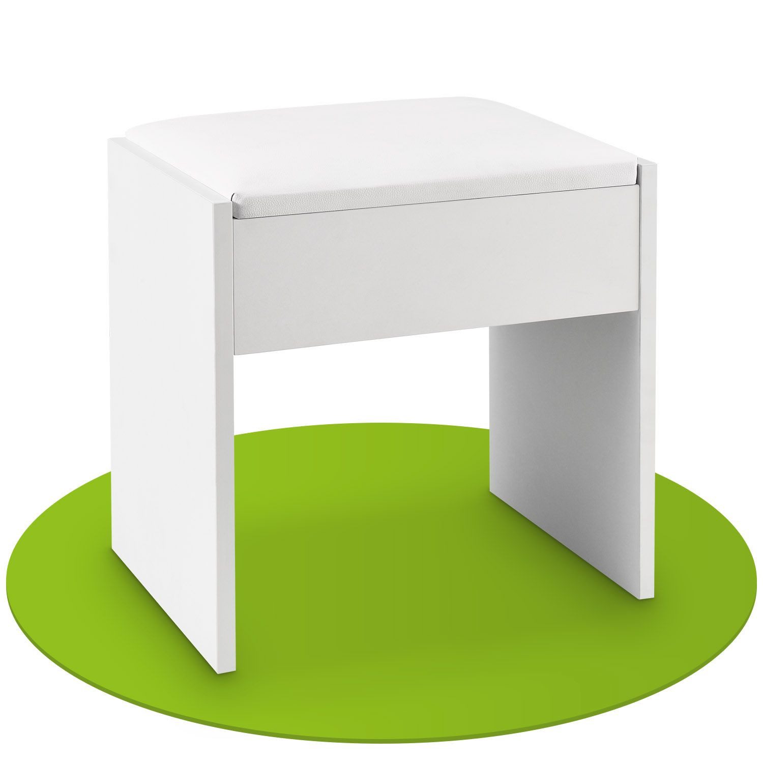 Juskys Sitzhocker Melly, 30x40x43 cm, hoher Sitzkomfort, beschichtet und kr günstig online kaufen