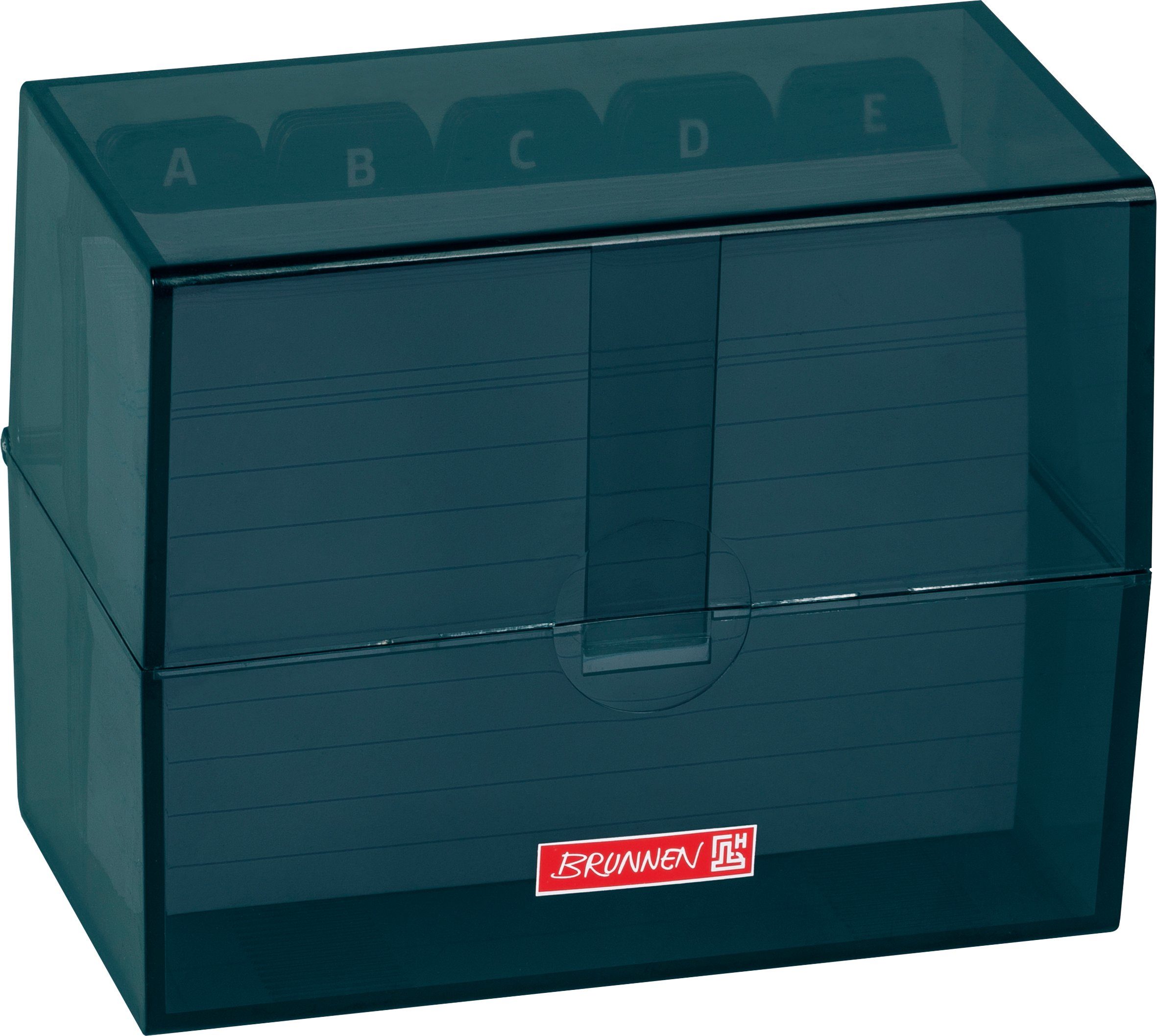 BRUNNEN Karteikasten BRUNNEN 102057039 Karteibox A7 m.KK denim