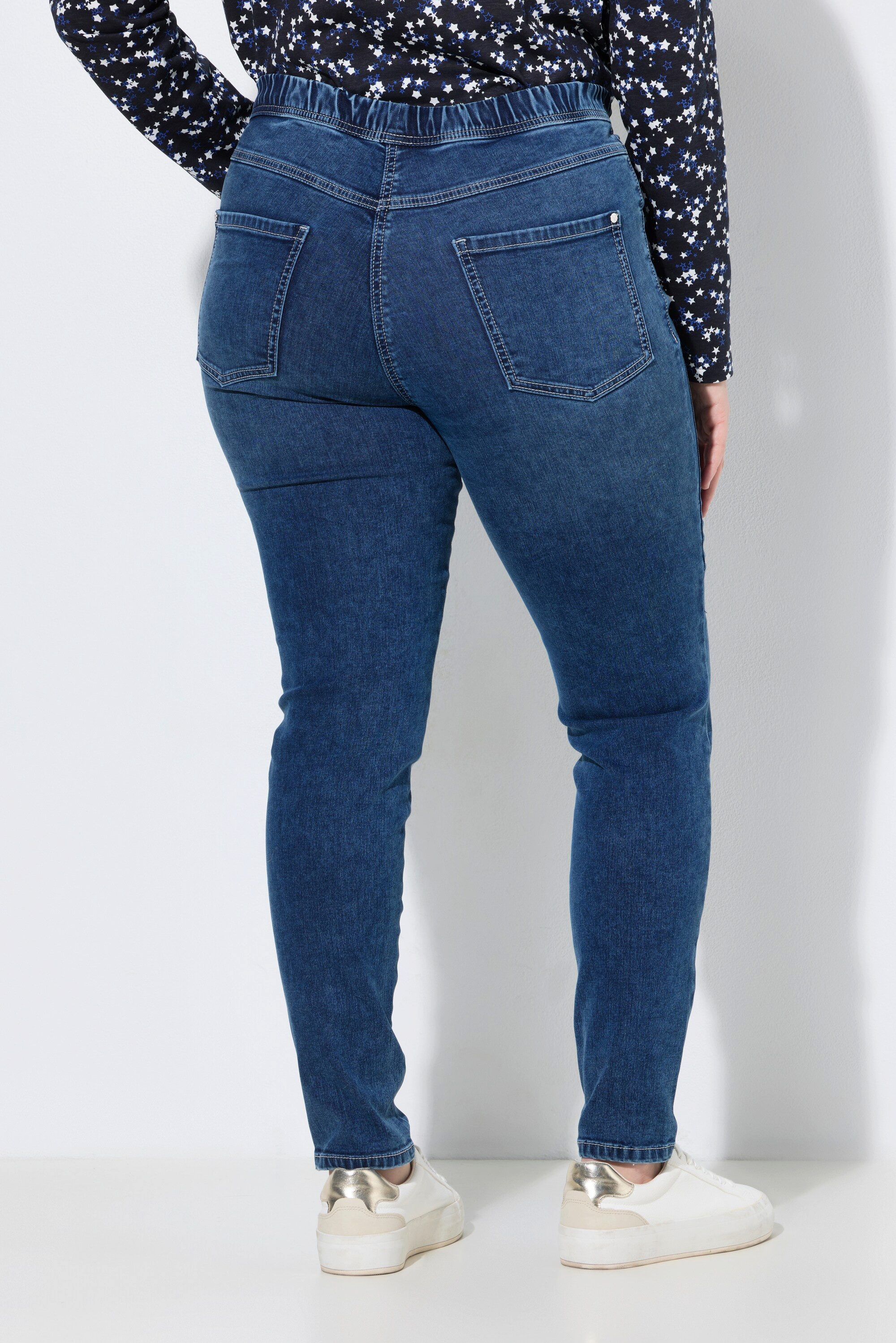Ulla Popken Jeggings Jeggings Sienna schmales Bein Elastikbund – Bild 3 von 4