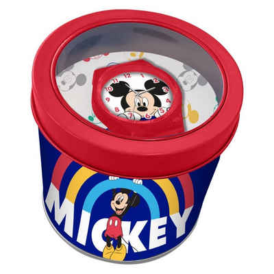 Disney Mickey Mouse Quarzuhr Mickey Maus, Kinderarmbanduhr ca. 23 cm