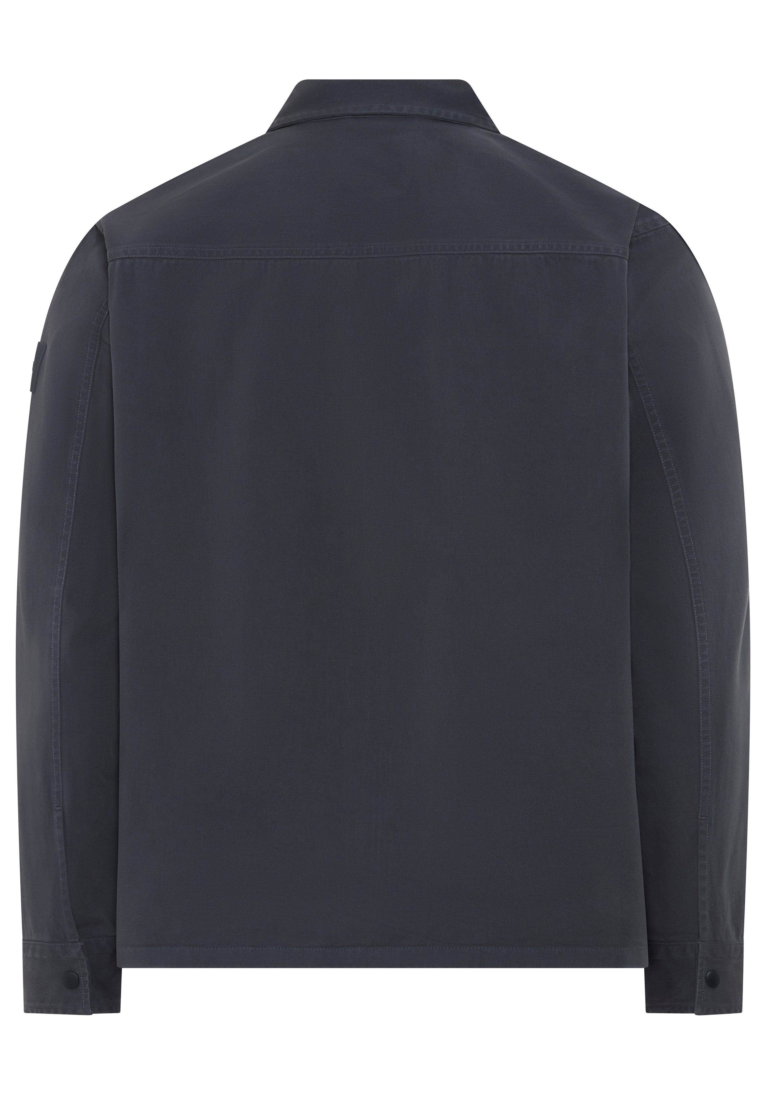 BOSS ORANGE Langarmhemd Lorum Overshirt, Reißverschluss, Oversize Fit