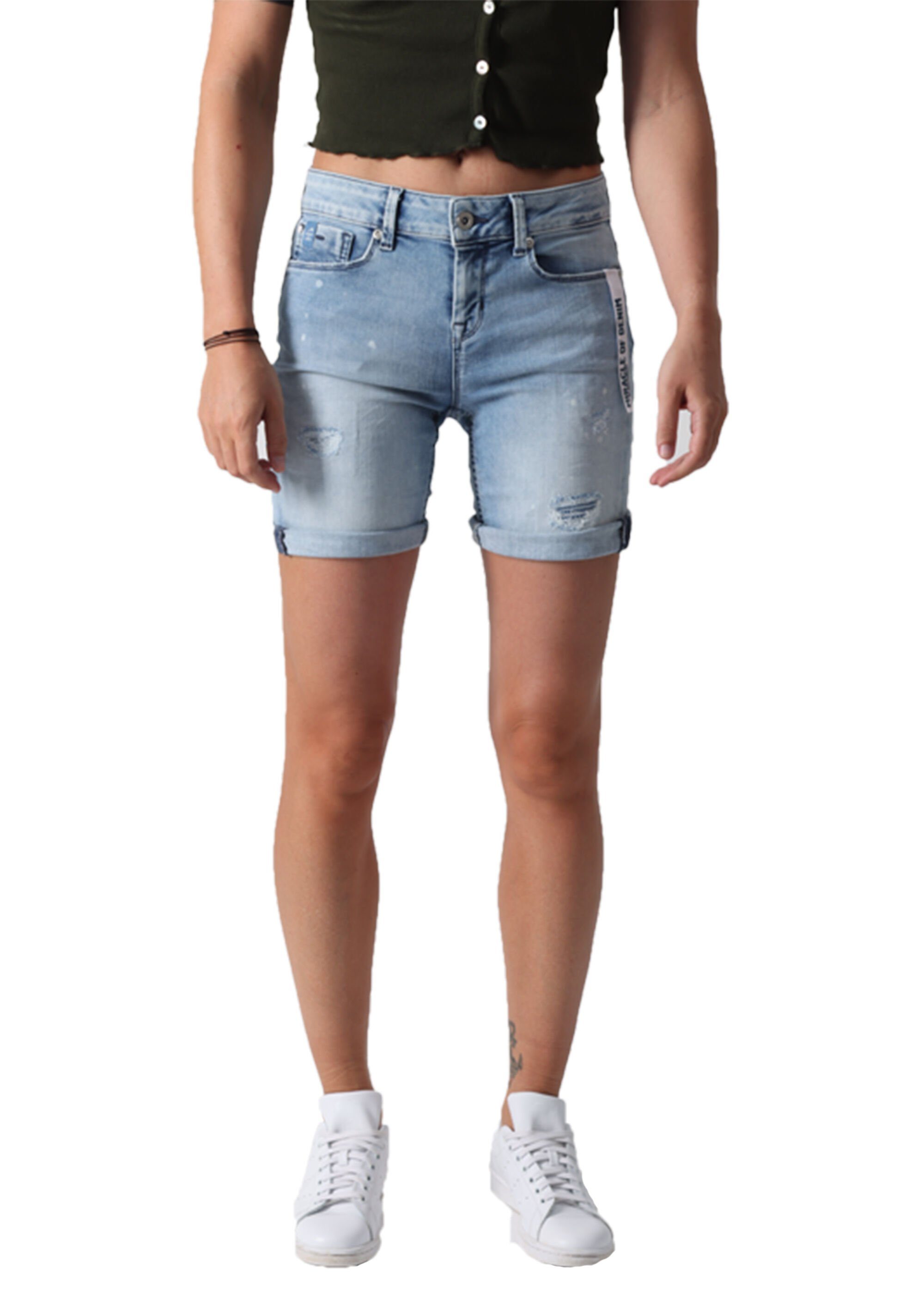 Miracle of Denim Shorts Lucky im 5-Pocket-Design Random Blue | Shorts