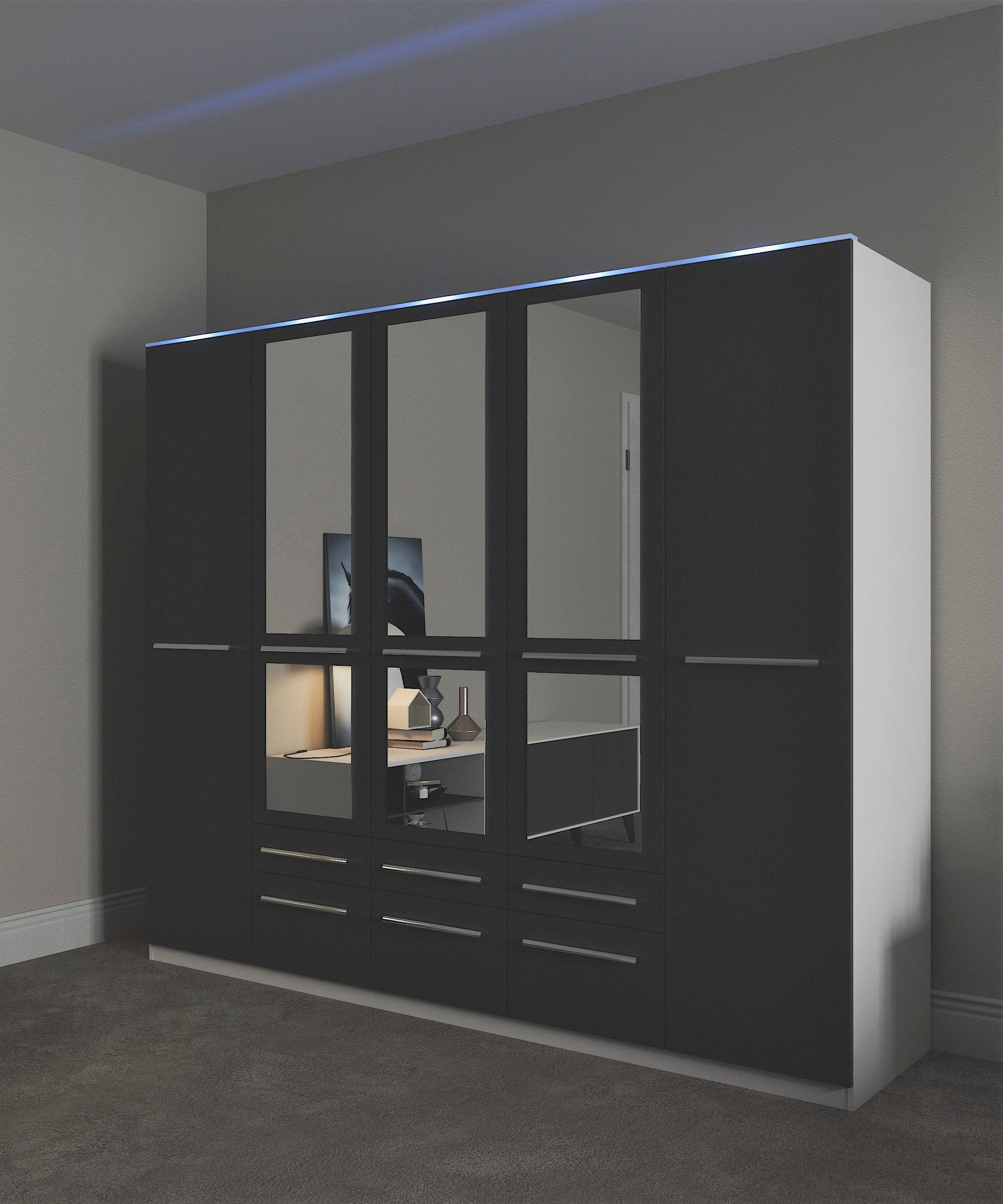 priess Kleiderschrank "Schrank Garderobe Wäscheschrank Barcelona in 5 Breit günstig online kaufen