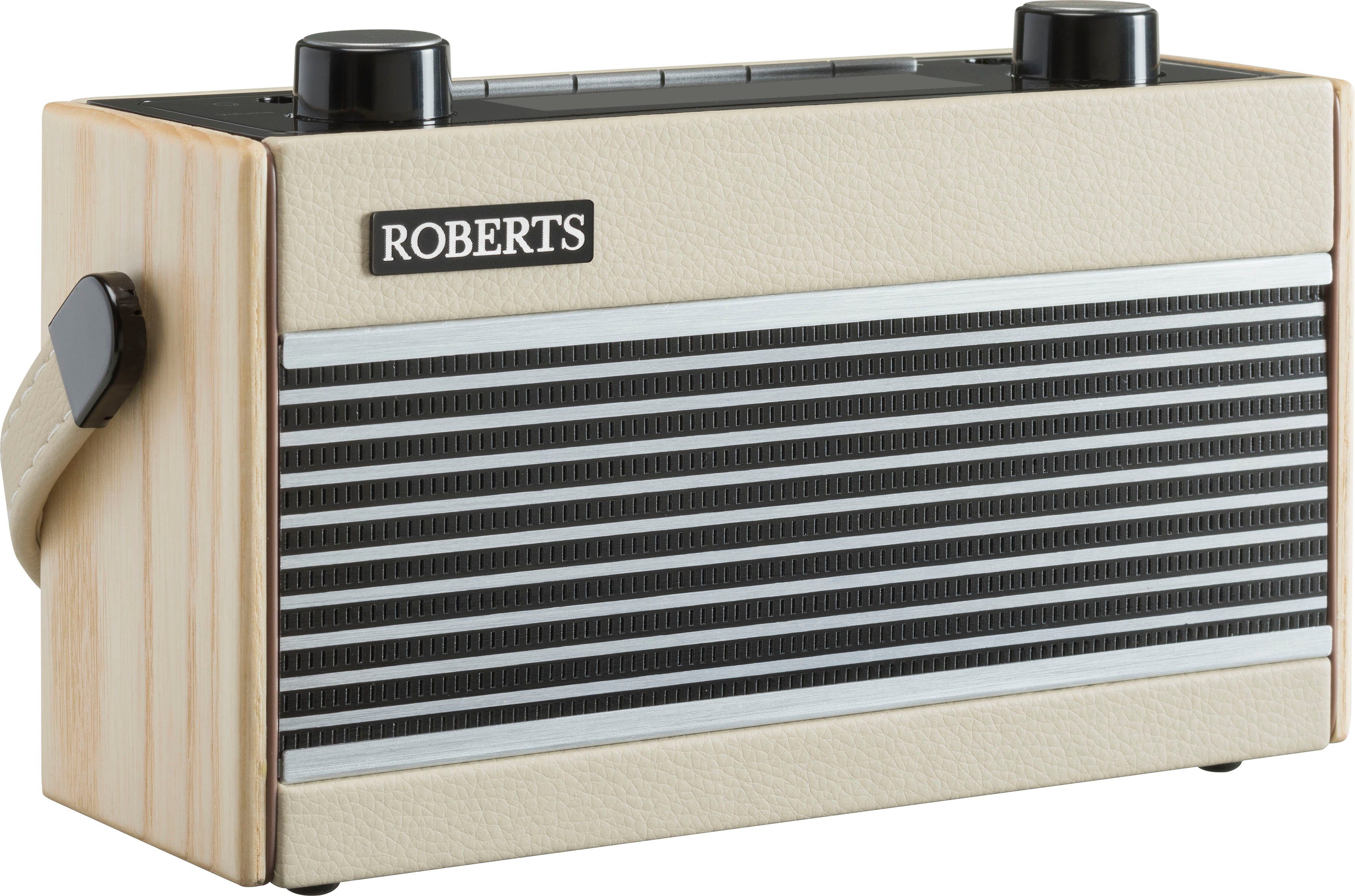 ROBERTS RADIO RamblerBT Digitalradio (DAB) pastel cream (DAB), (Digitalradio FM-Tuner)
