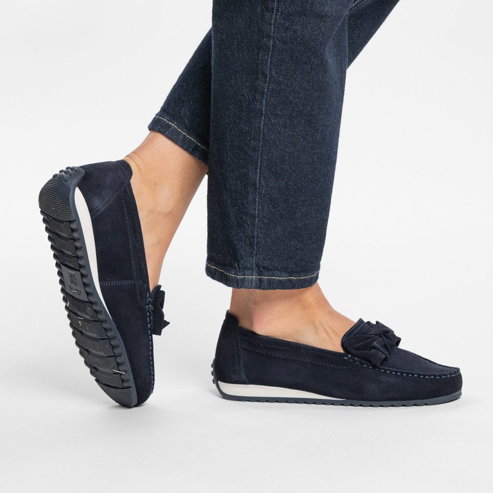 Ara NEW PORT Mokassin Schlupfschuh, Slipper mit Wechselfußbett, G-Weite