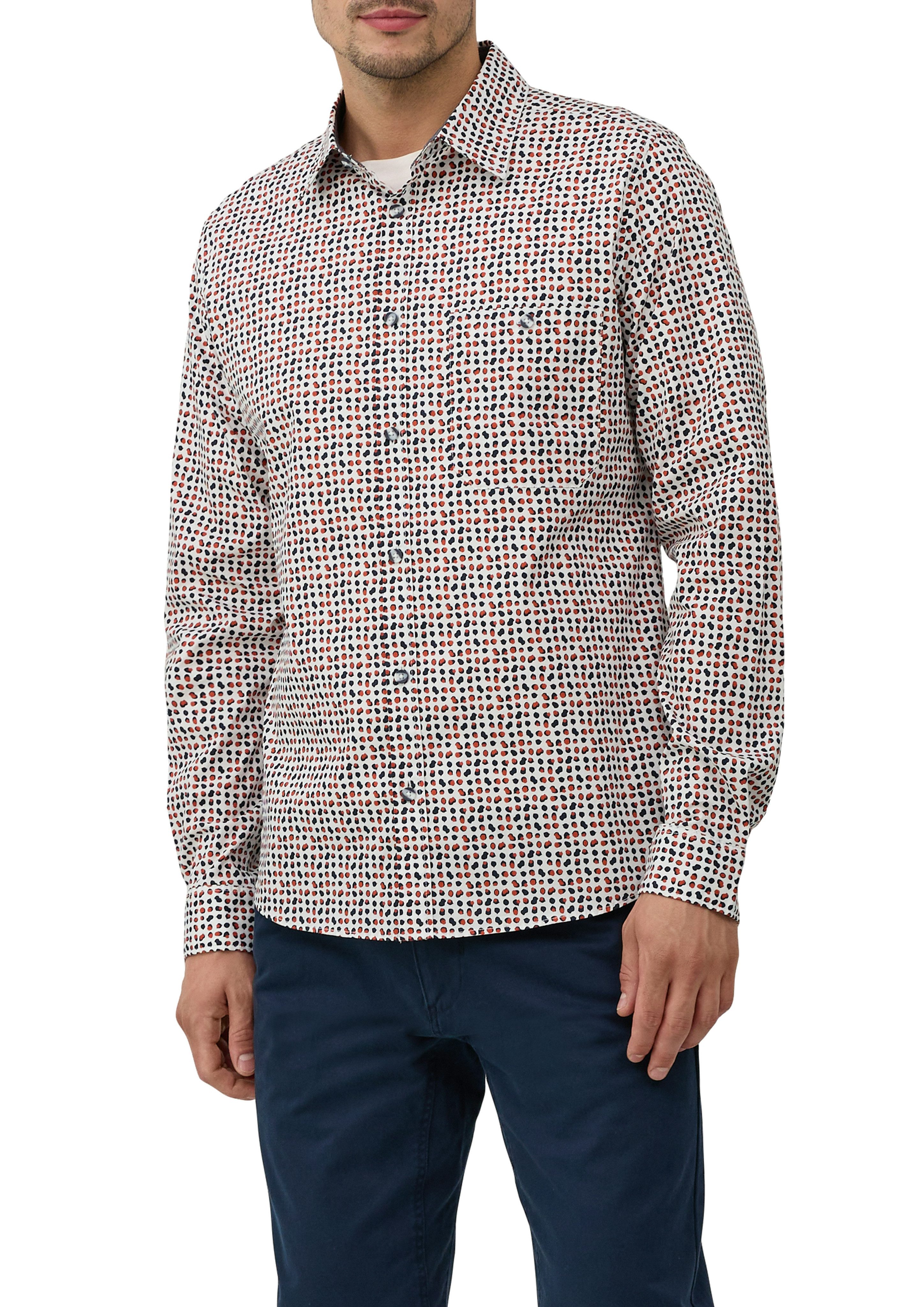 s.Oliver Langarmhemd mit Kontrast-Details günstig online kaufen