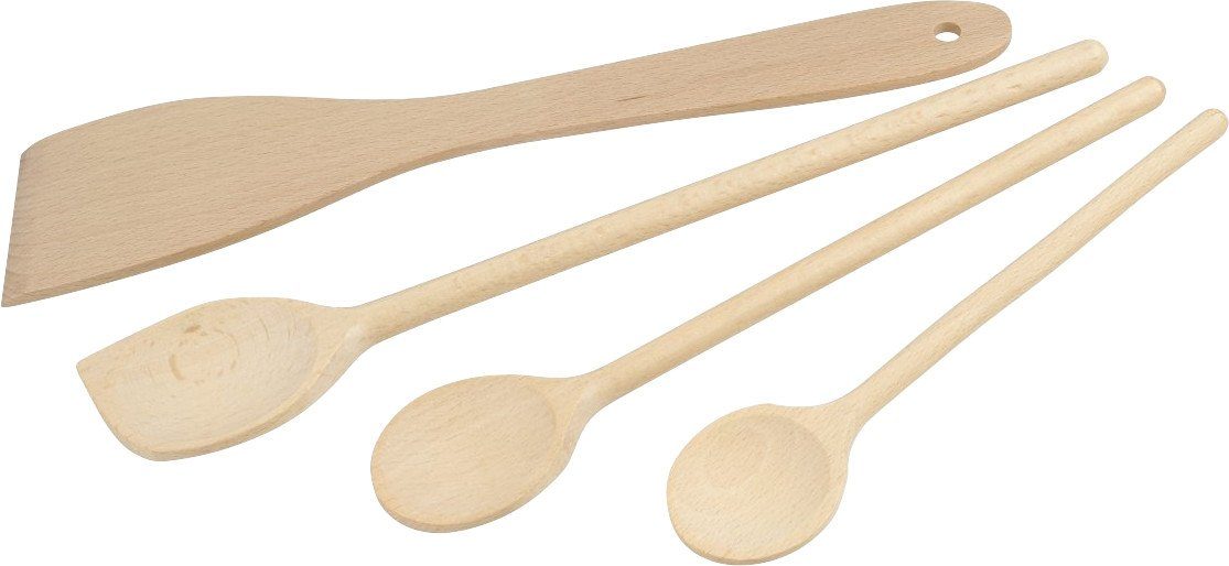 FACKELMANN Kochlöffel Fackelmann Holzlöffel Pfannenwender Set