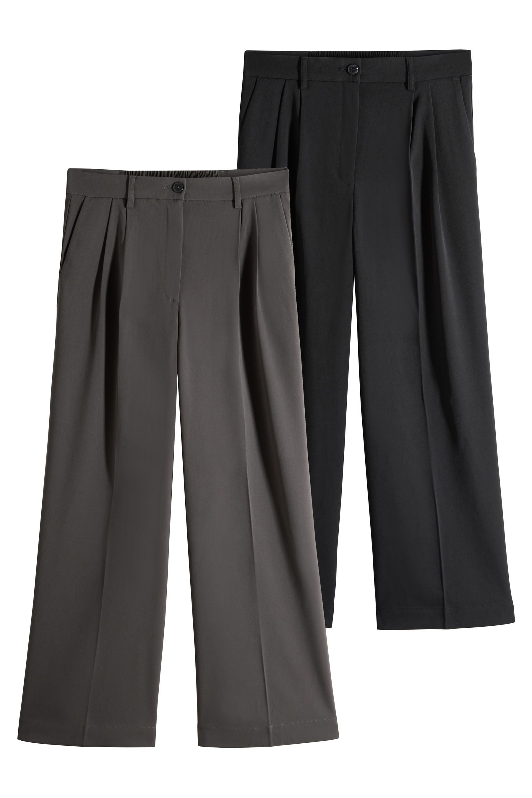 The Set Stoffhose The Set Hose mit Falten und weitem Bein, 2er-Pack (2-tlg) günstig online kaufen