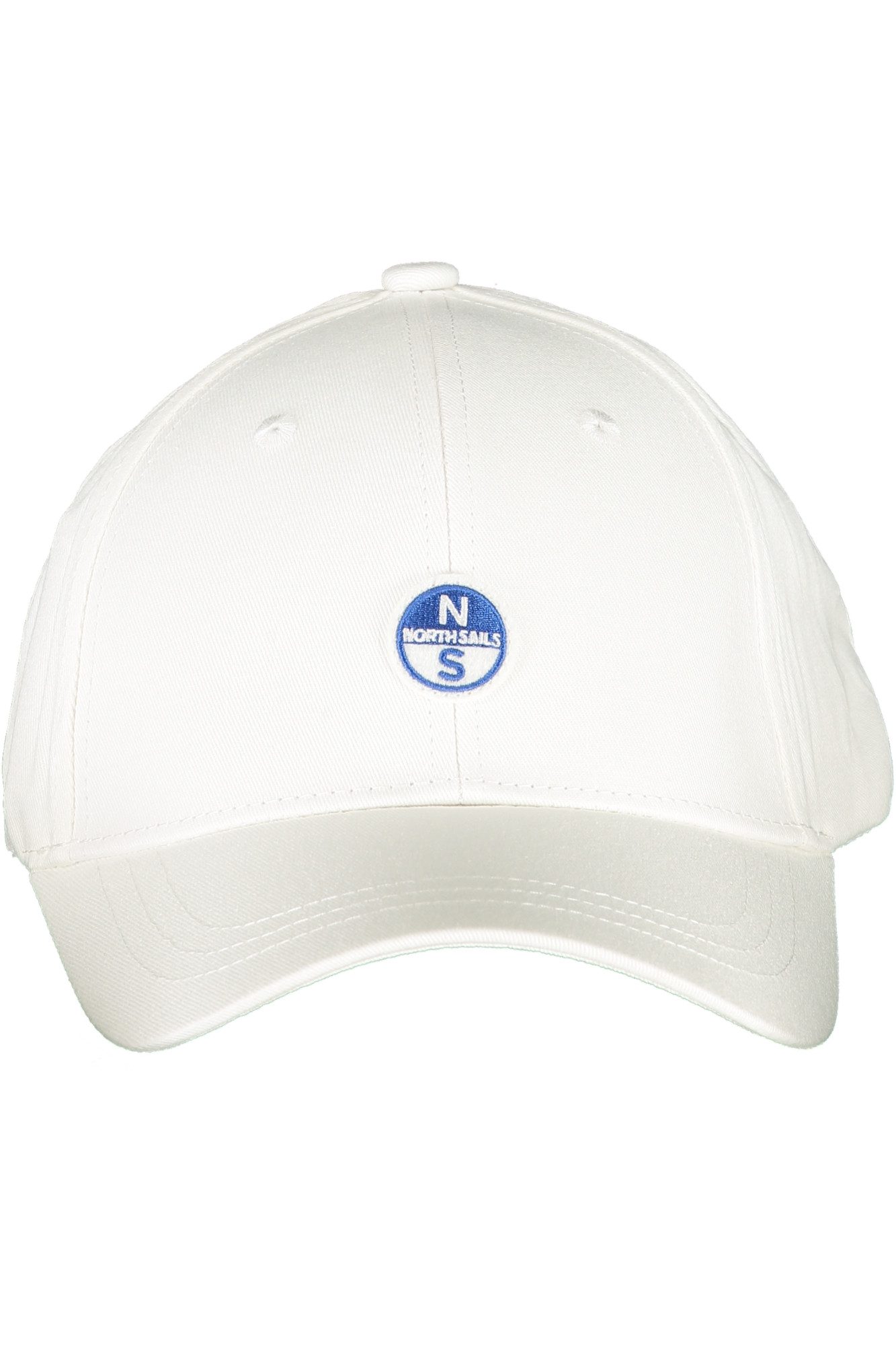 North Sails Strickmütze Herren Weiße Baseballkappe aus Bio-Baumwolle mit Stickerei Logo