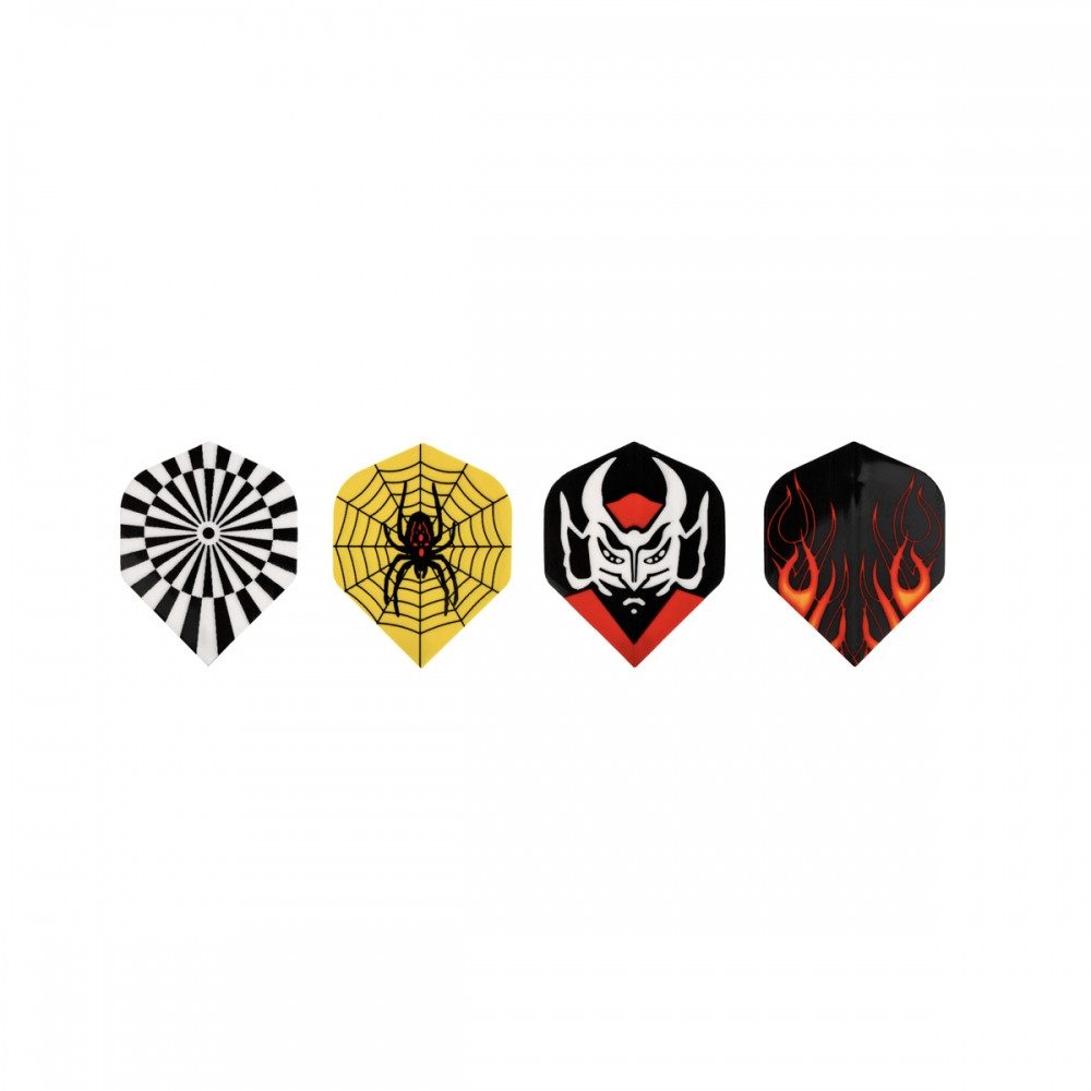 Karella Dartpfeil Karella Ersatzflights Deluxe 10 Set für Darts.