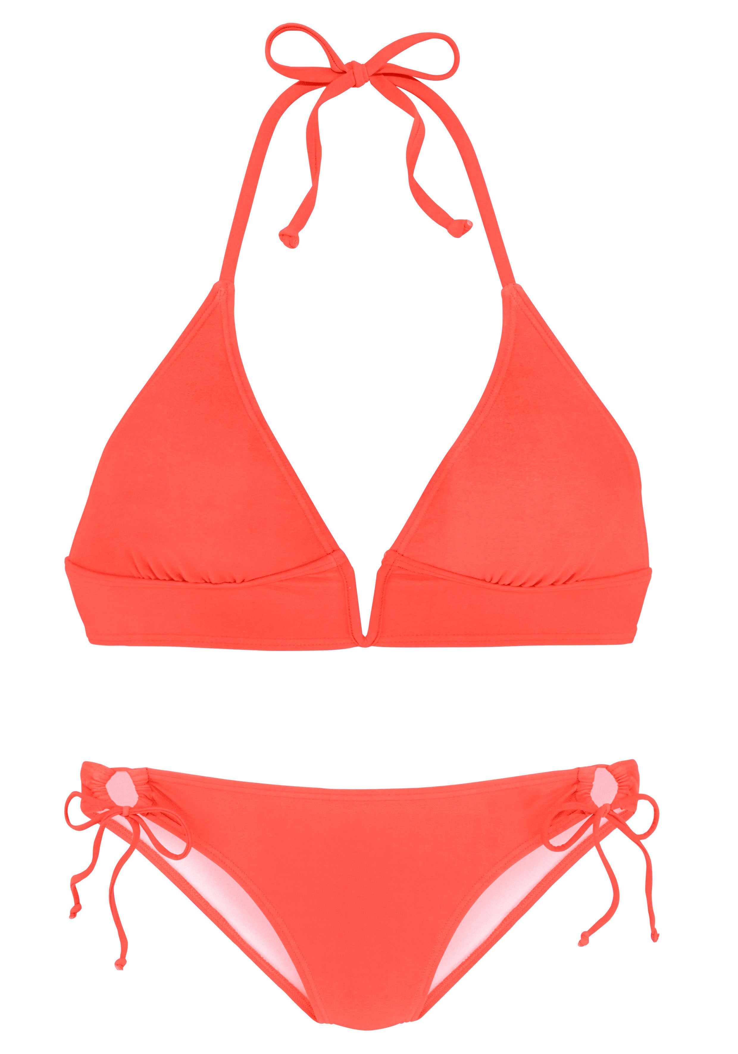 Vivance Triangel-Bikini mit trendigem V-Ausschnitt günstig online kaufen
