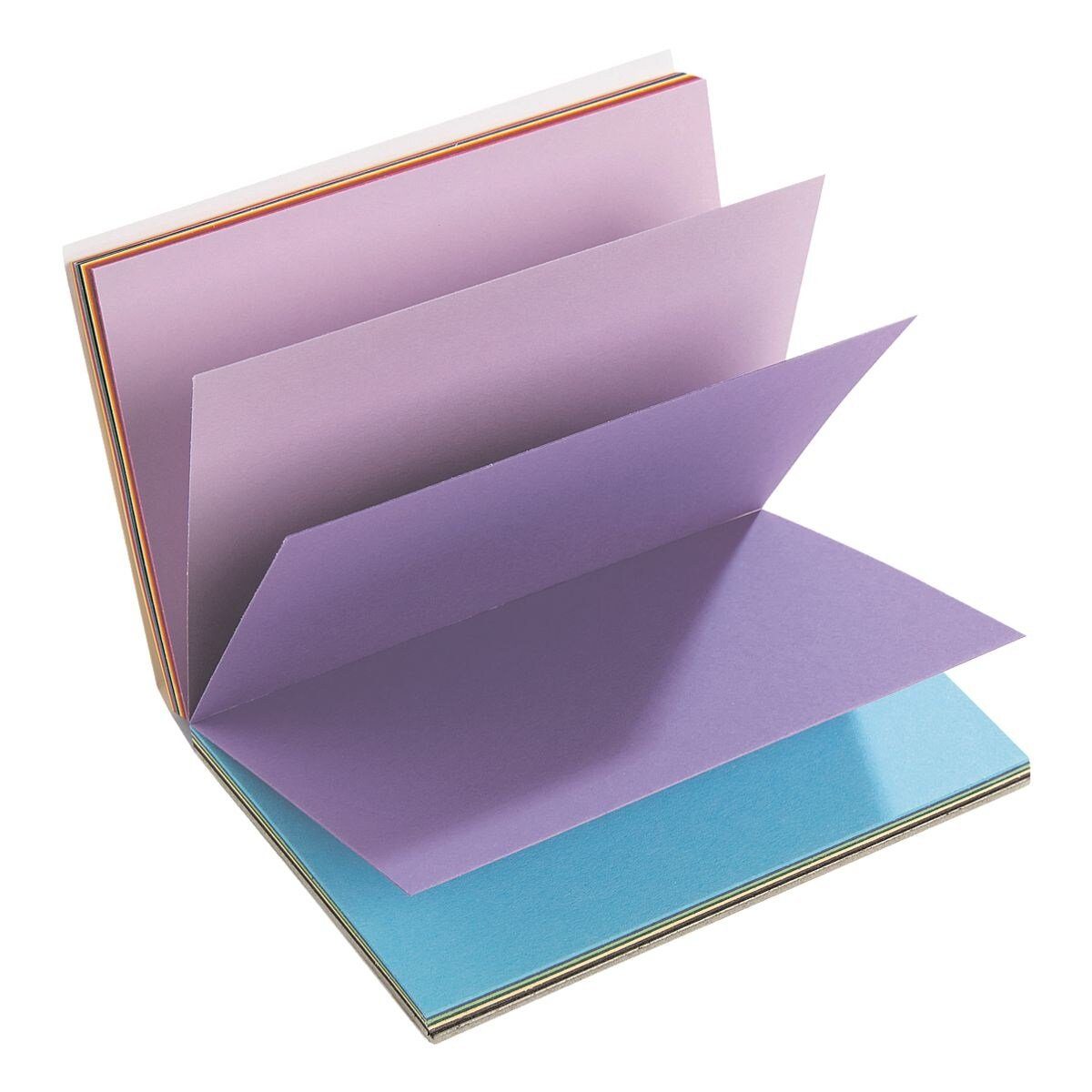 Farben, Blatt in BASIC, Tonpapier Bastelkartonpapier & kräftigen Fotokarton Set A6, Folia Format 15 60