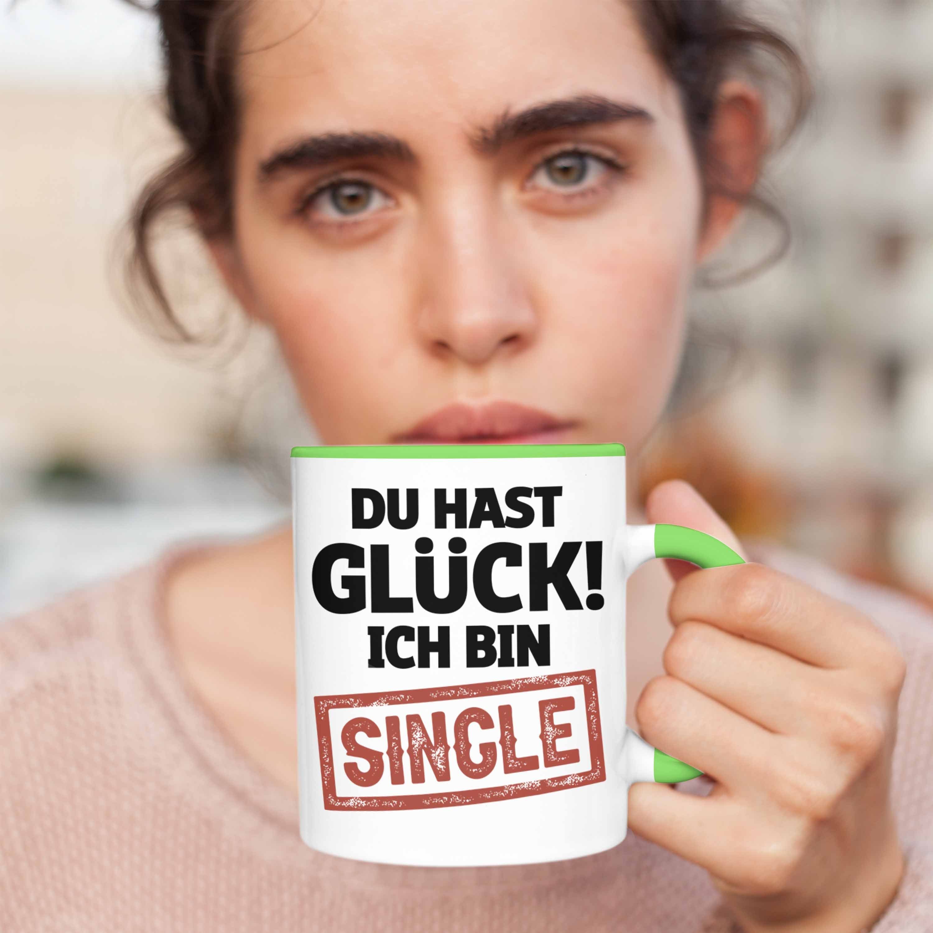 Trendation Tasse Single Solo Kaffee-Becher Geschenkidee Tasse Grün Geschenk Kollege
