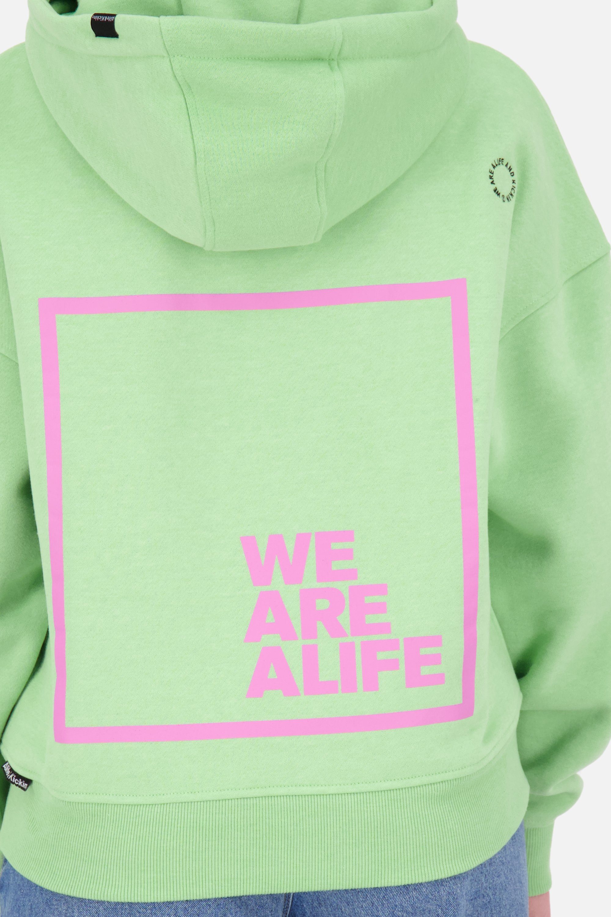 Hoodie Alife pear Damen A Sweatshirt JessyAK Pullover & Kapuzensweatshirt Kapuzensweatshirt, Kickin melange