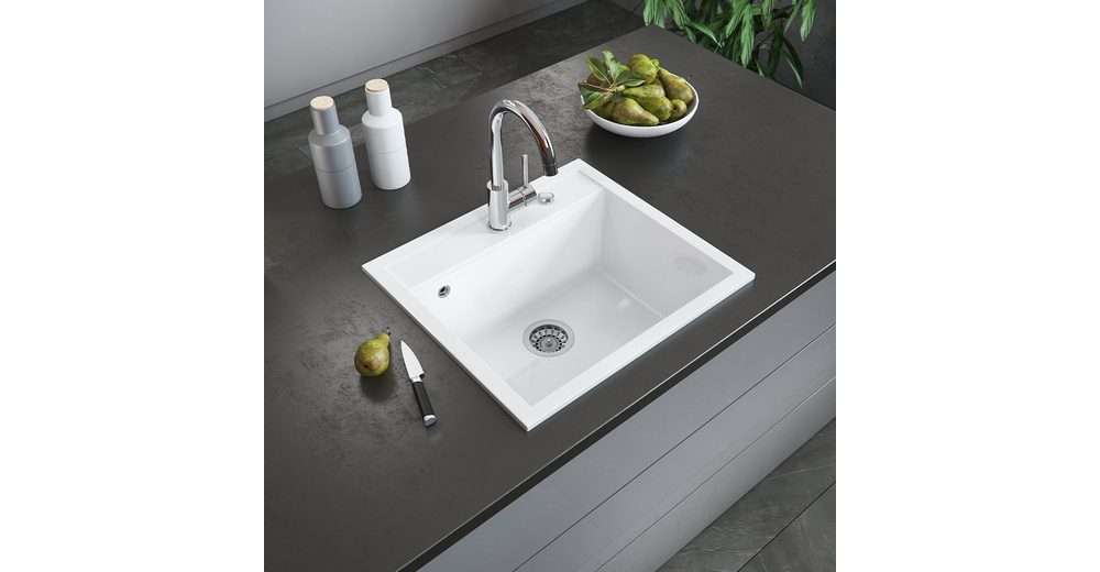Bergstroem Küchenspüle »Keramik Spüle VALENCIA Beschichtet Küche