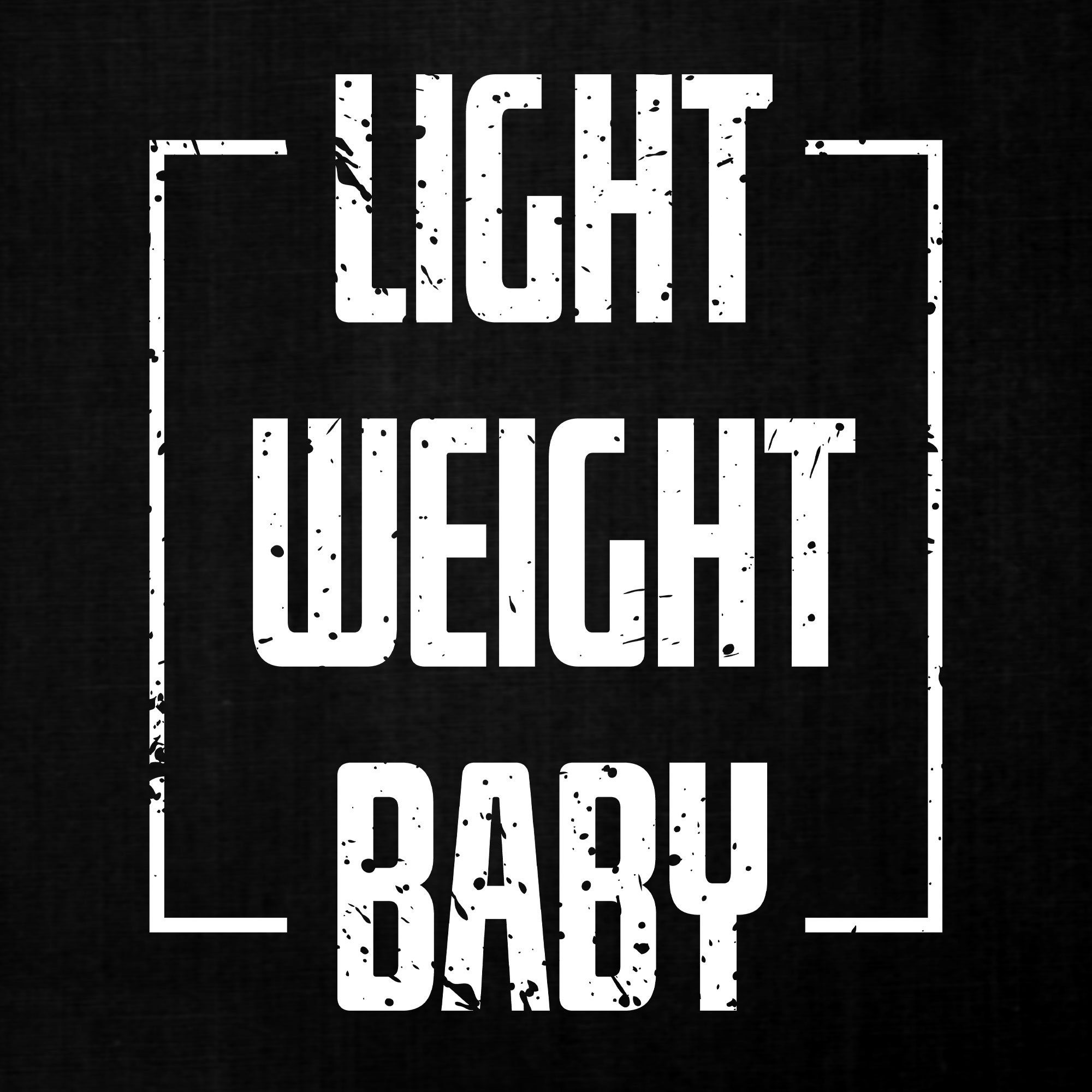Workout Herren Kurzarmshirt Weight Baby - T-Shirt Gym Formatee Schwarz Light Fitness (1-tlg) Quattro