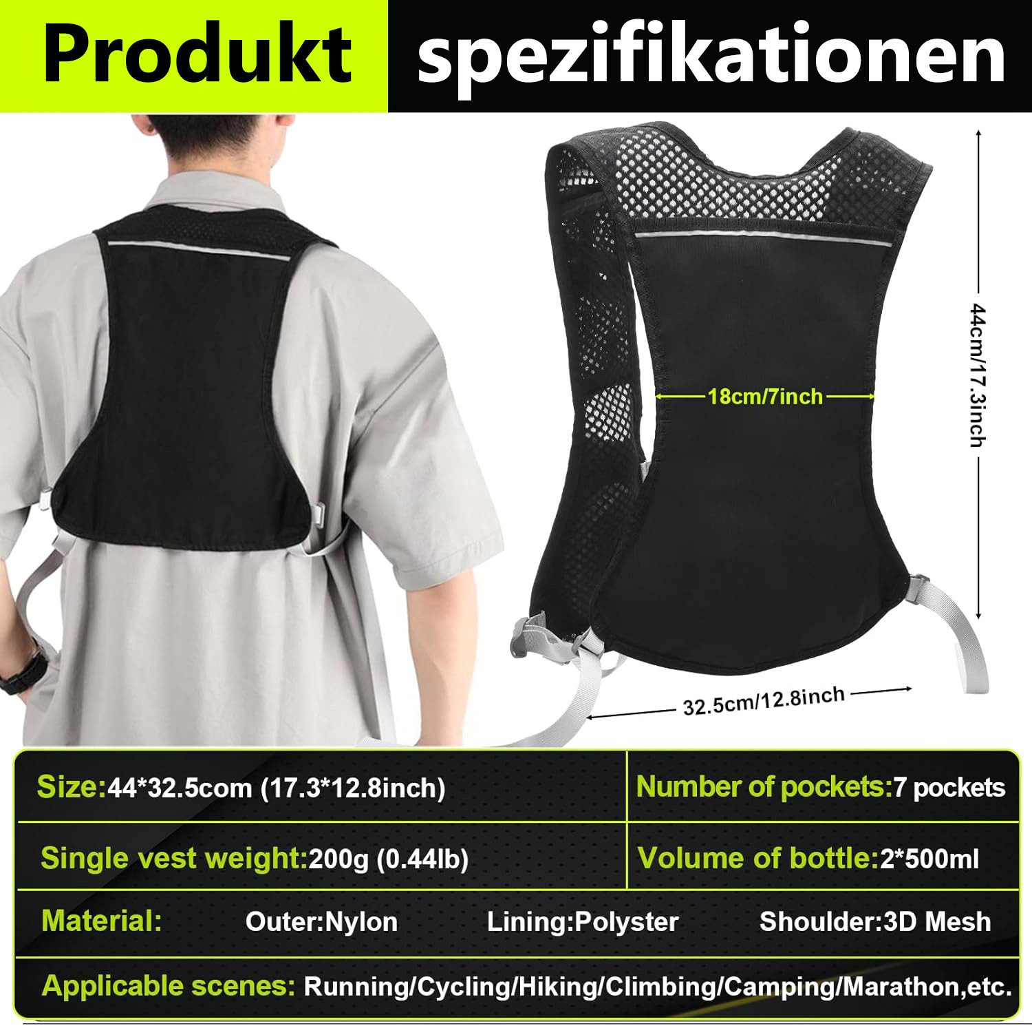 Coonoor Trinkrucksack Laufweste für Damen und günstig online kaufen