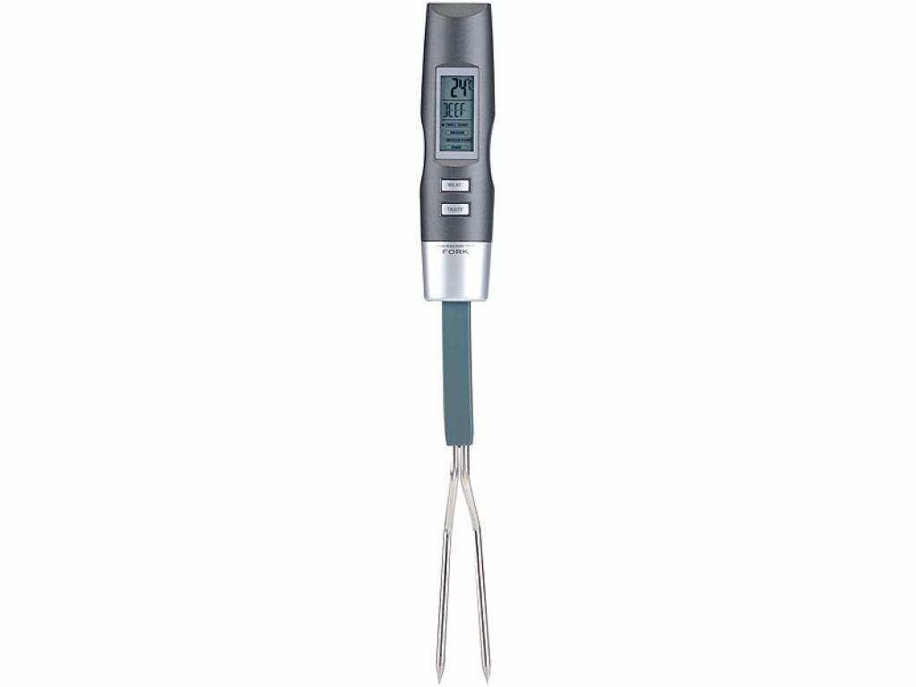 Bratenthermometer Elektronische Grillgabel mit LCD Anzeige Grill Thermometer