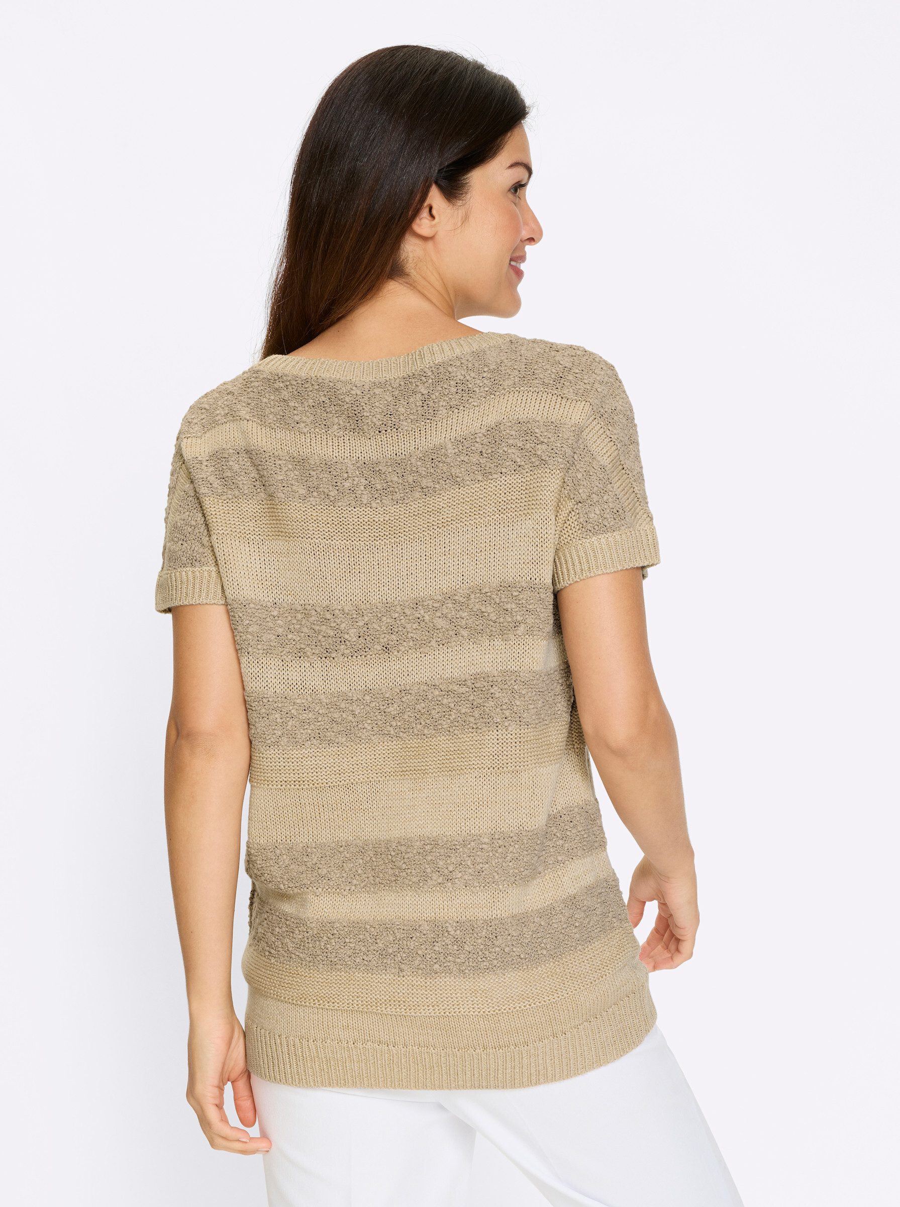 Sieh an! Strickpullover Longpullover Extra kurz günstig online kaufen