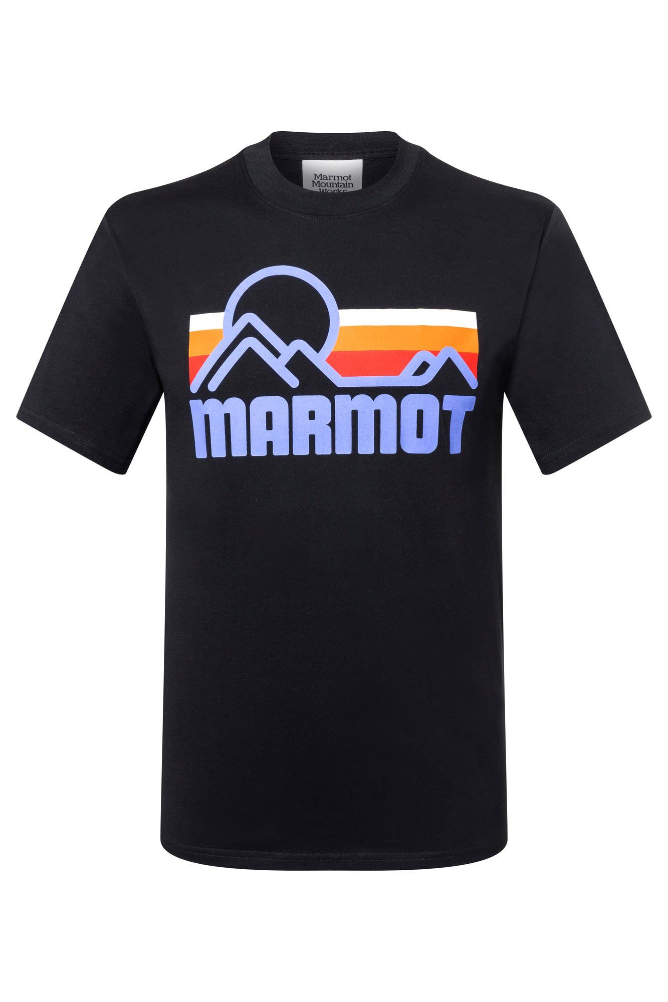 Marmot T-Shirt Marmot Herren Black Short-sleeve Tee Coastal M