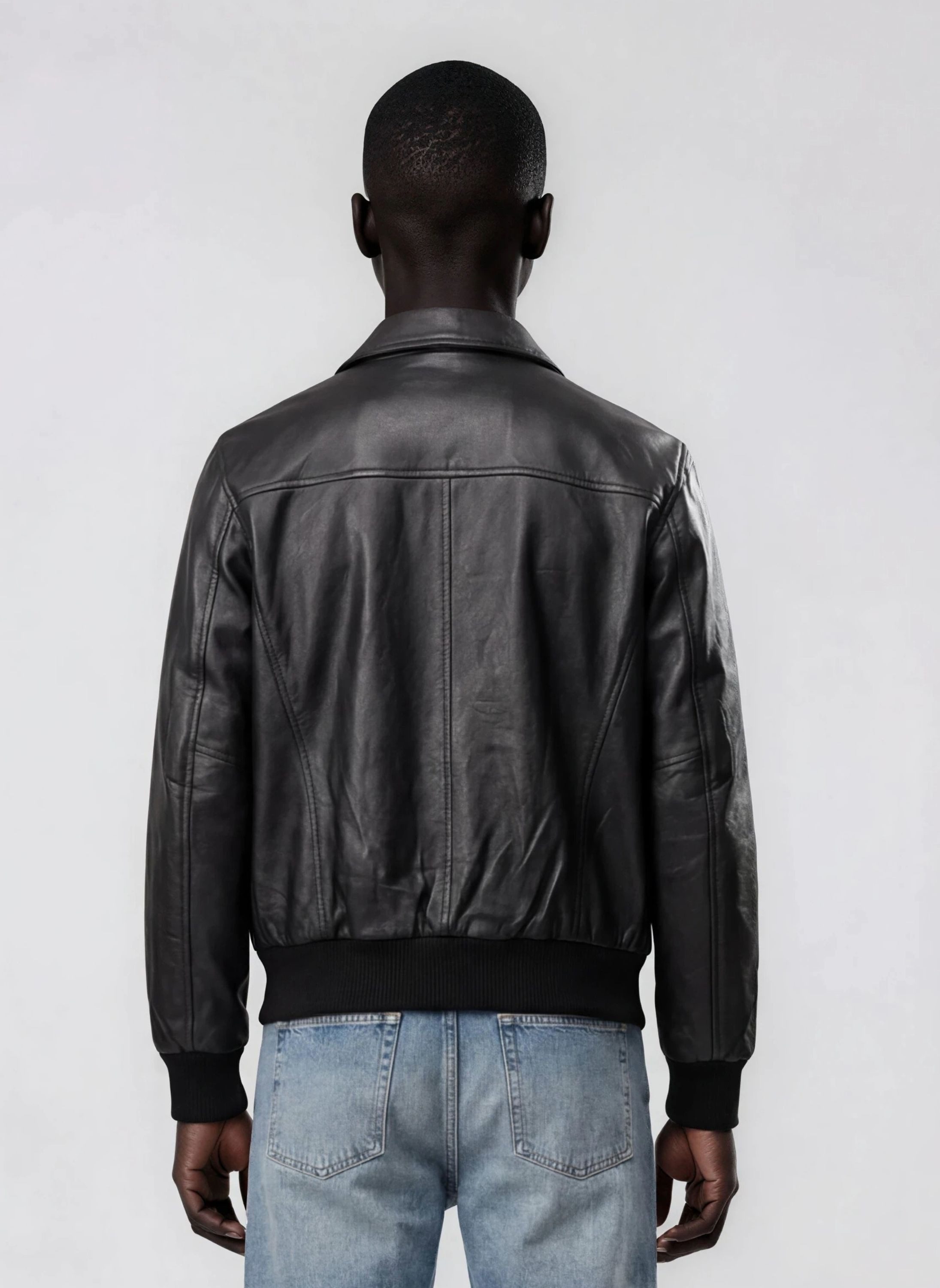 trueprodigy Lederjacke Yeray Lederjacke in Bomberjackenoptik