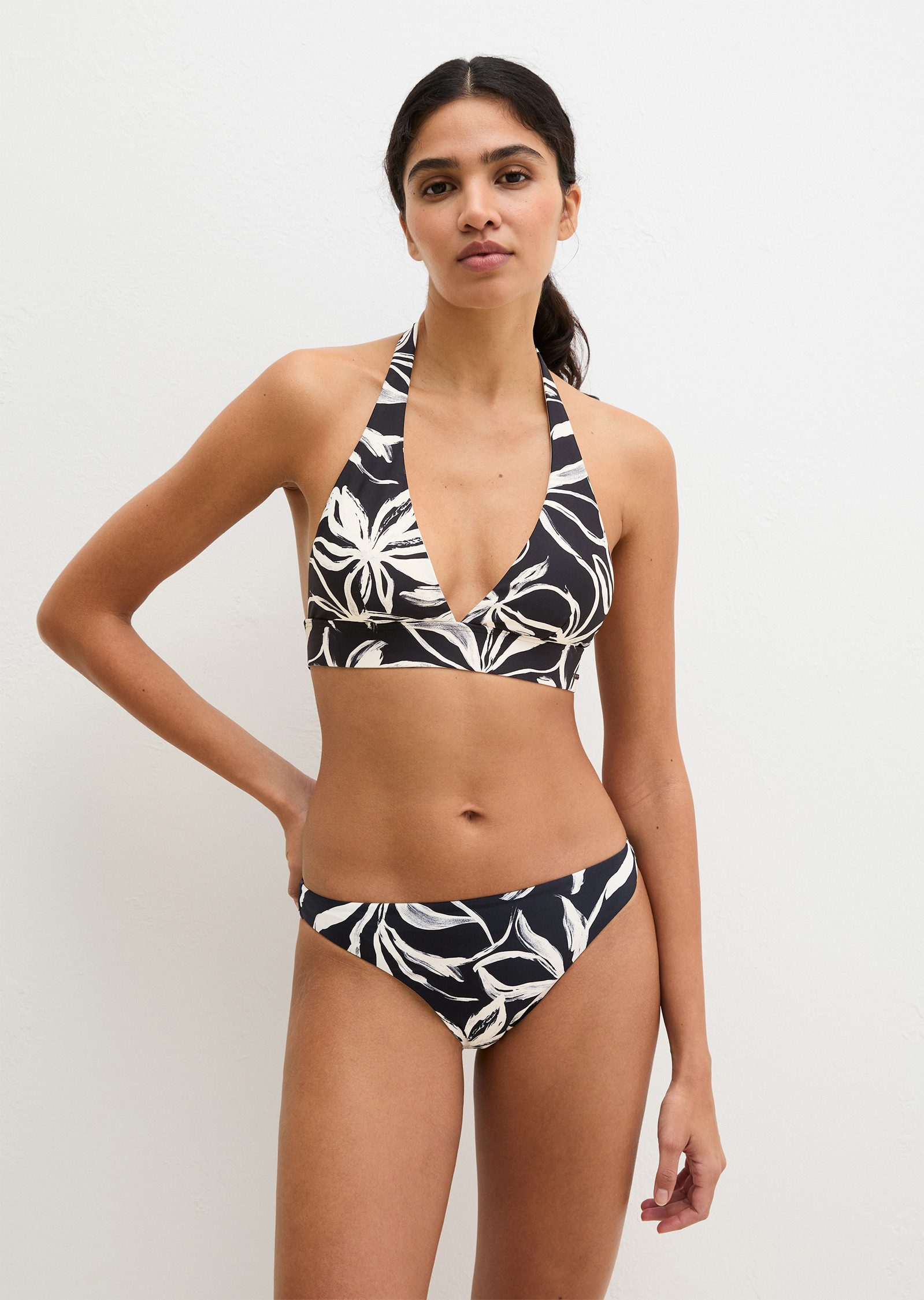 Marc O'Polo Bandeau-Bikini-Top Abstract Floral AOP günstig online kaufen