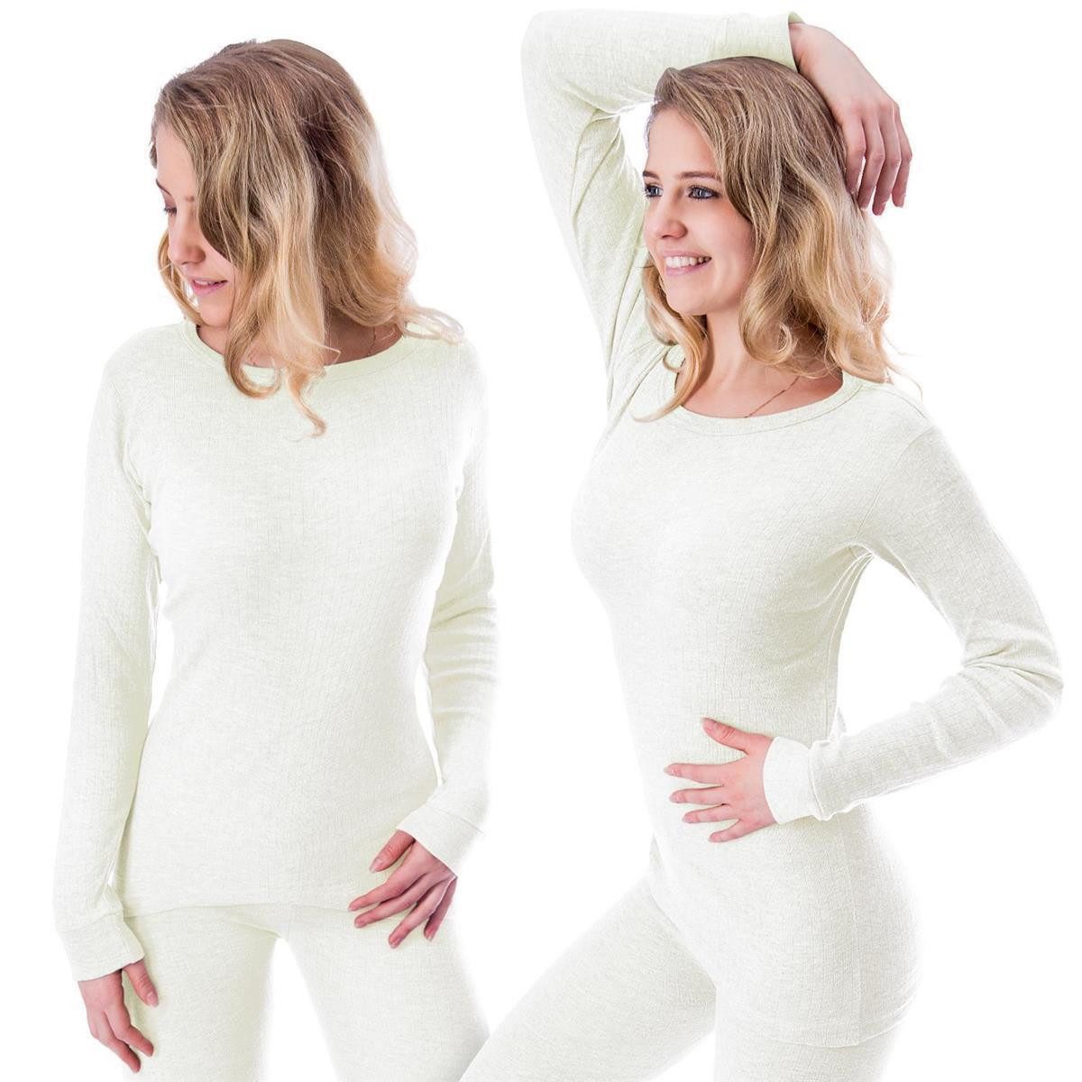 Thermounterhemd 2 Thermo Langarmshirts für Frauen – Ideal für Ski & Outdoor im Winter