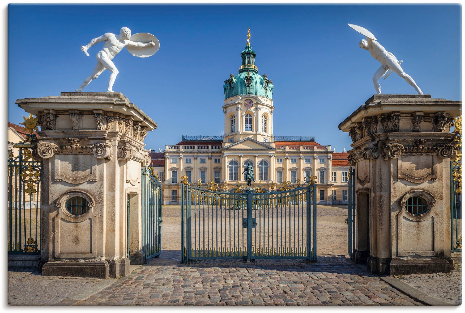 Artland in oder Gebäude Größen als St), Charlottenburg, (1 Alubild, Poster versch. Schloss Leinwandbild, Wandaufkleber Wandbild