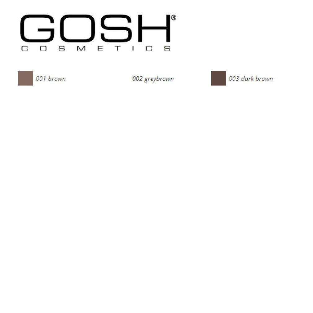 GOSH Augenbrauen-Stift Brow Shape & Fill 001 Brown