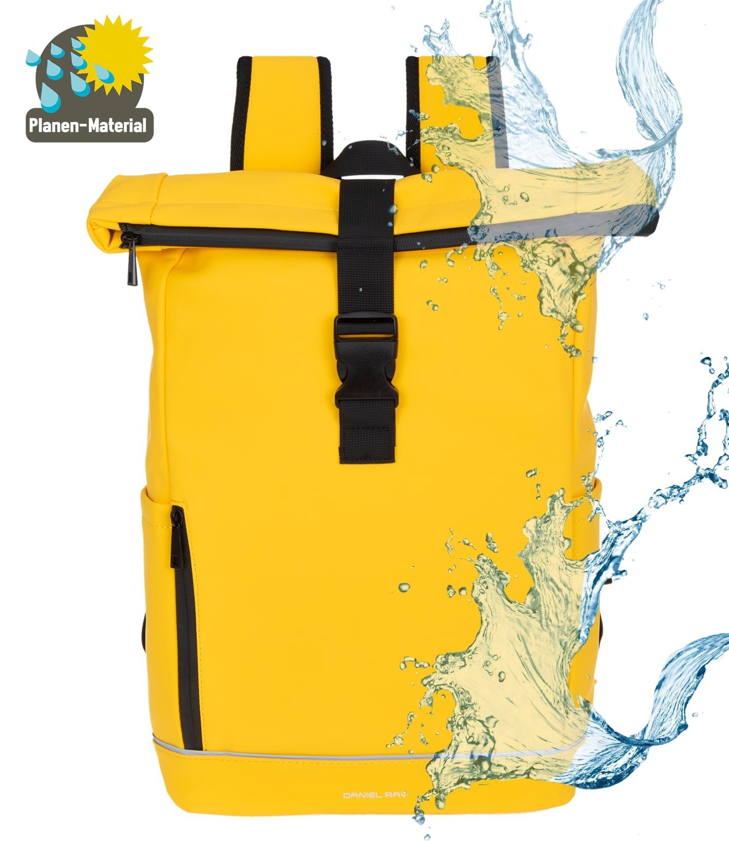 Daniel Ray Freizeitrucksack Kurierrucksack wasserabweisend Outdoor Damen Herren, Highlands Laptoprucksack Tasche wasserabweisend + Etui