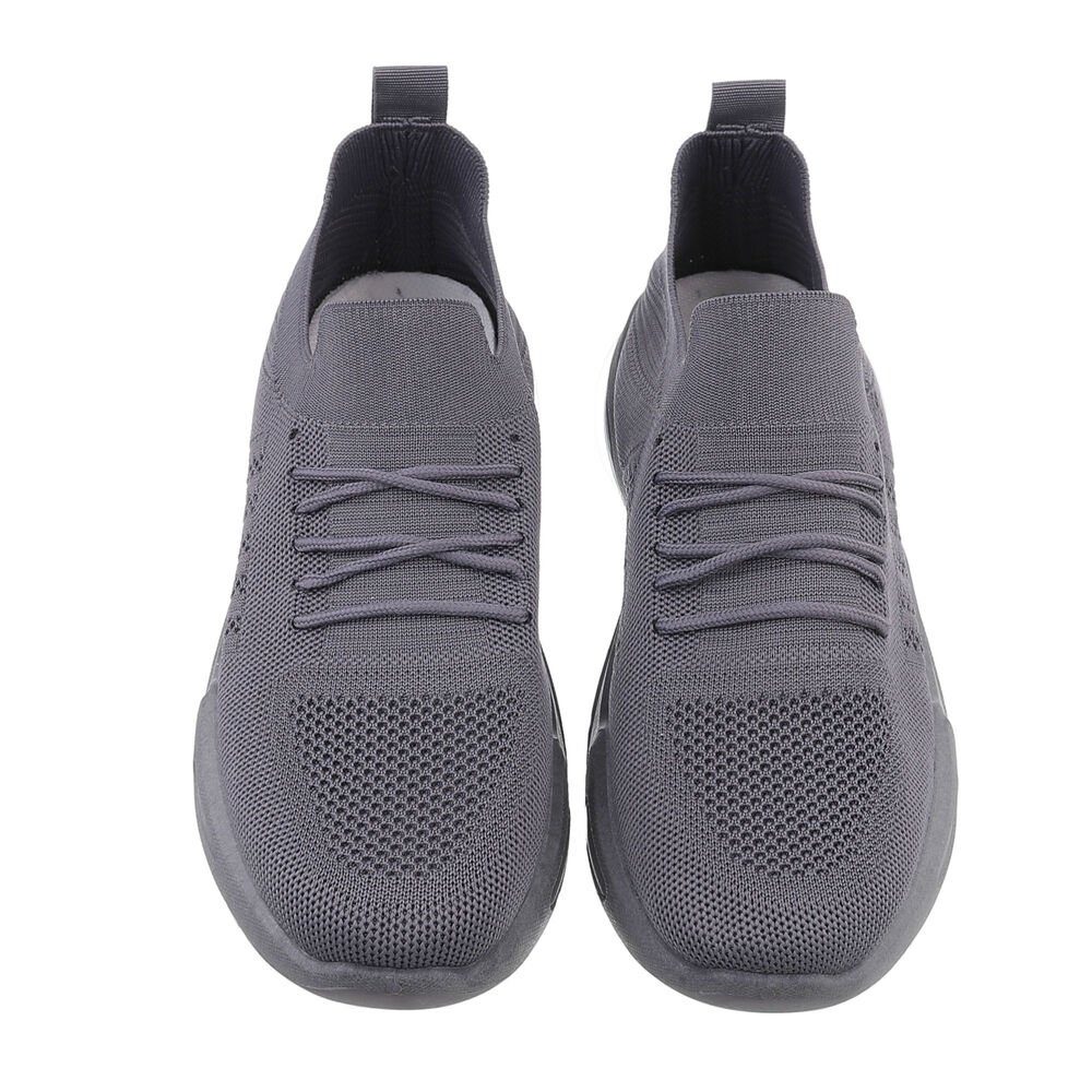 Coolwalk Herren Low-Top Freizeit Sneaker Flach Sneakers in Grau – Bild 4 von 4