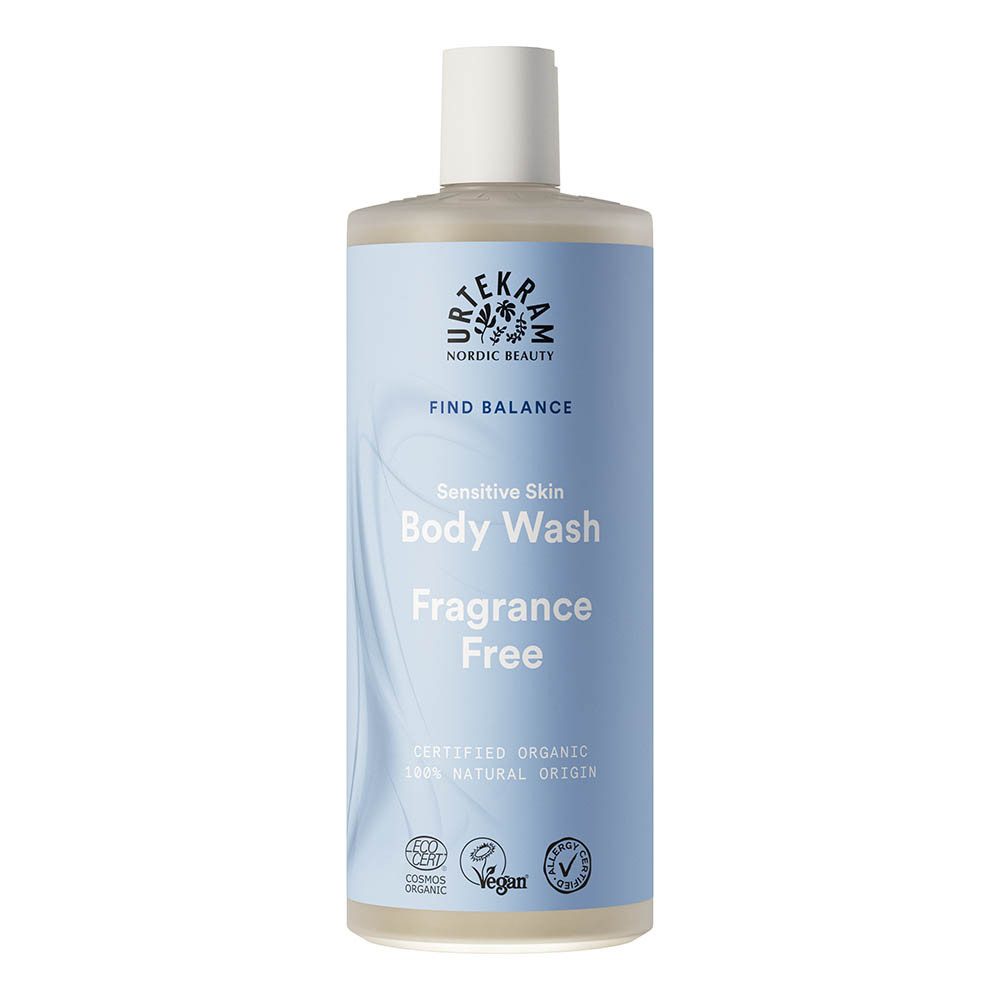 Urtekram Duschgel Fragrance Free - Body Wash 500ml 2er Pack