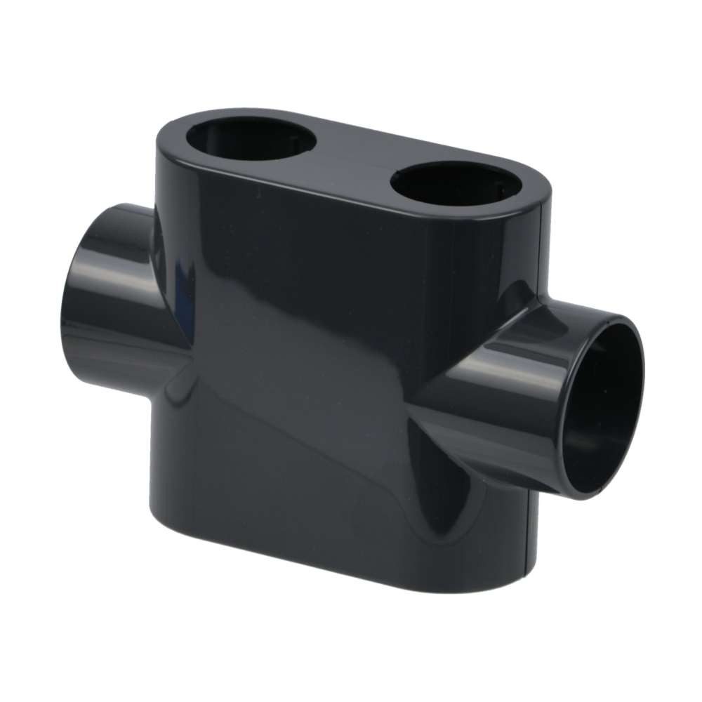 Oventrop Heizkörper Oventrop Abdeckung für Multiblock T, Durchgang, anthrazit, 1184088