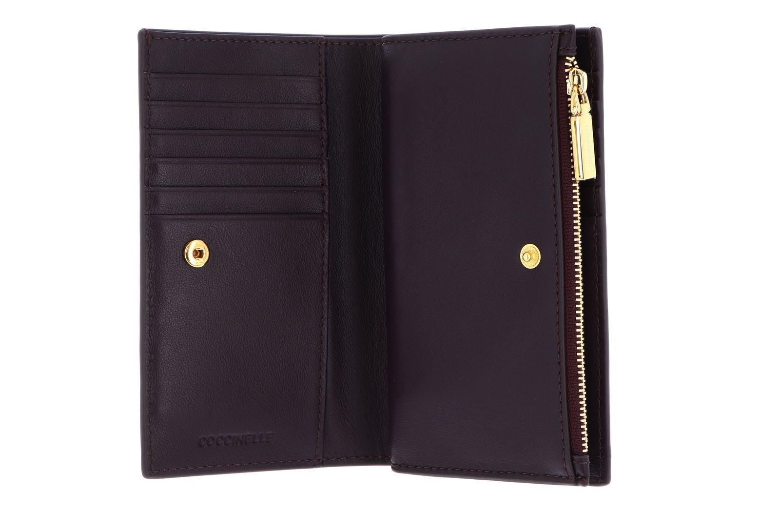 COCCINELLE Geldbörse Wallet, aus echtem Rindsleder mit RFID-Blocker Schutz