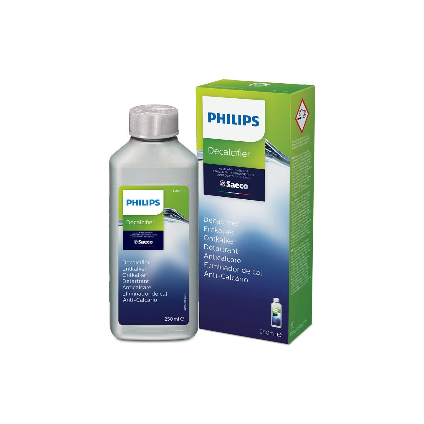 Philips Flüssig-Entkalker Philips CA6700/10 Kaffeevollautomaten-Reinigungsset