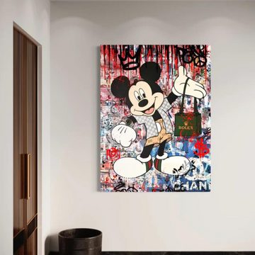 Art100 Leinwandbild Micky Rolex Pop Art Leinwandbild Kunst