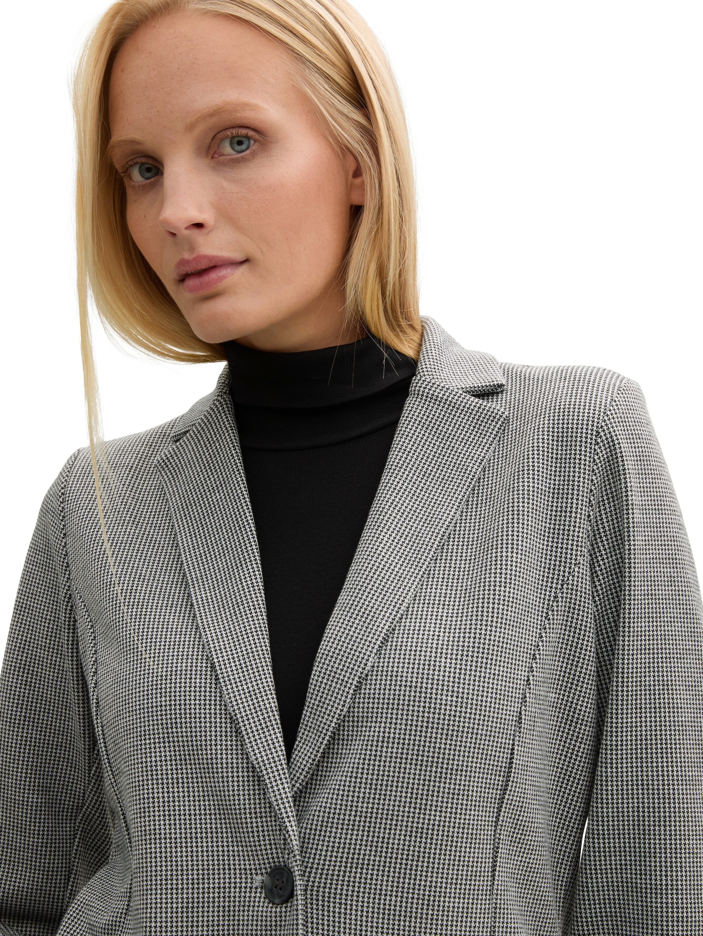 TOM TAILOR Jackenblazer mit Karo Muster