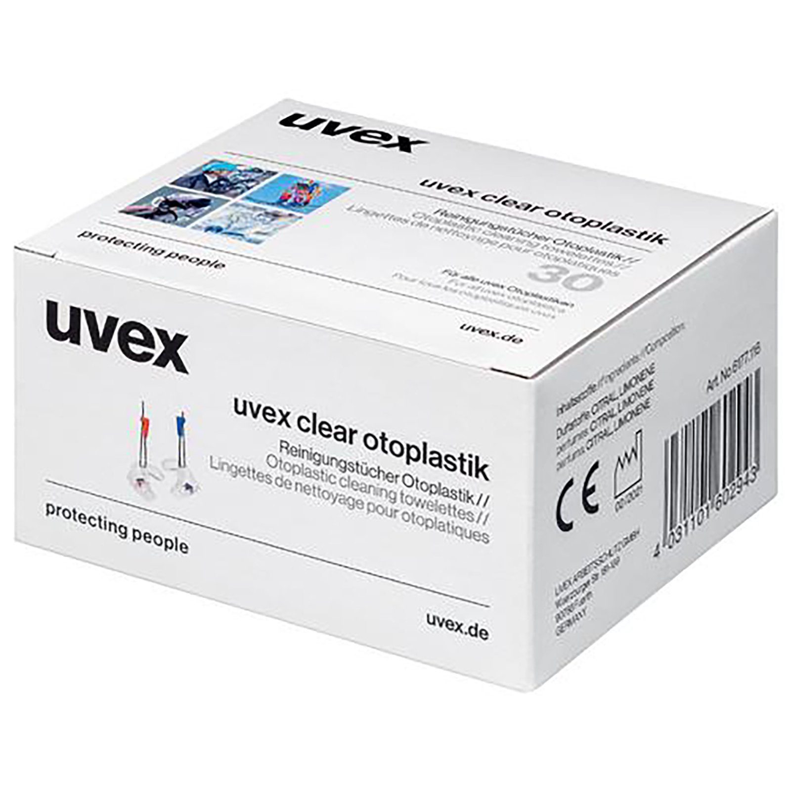 Uvex otoplastik clear Gehörschutzstöpsel