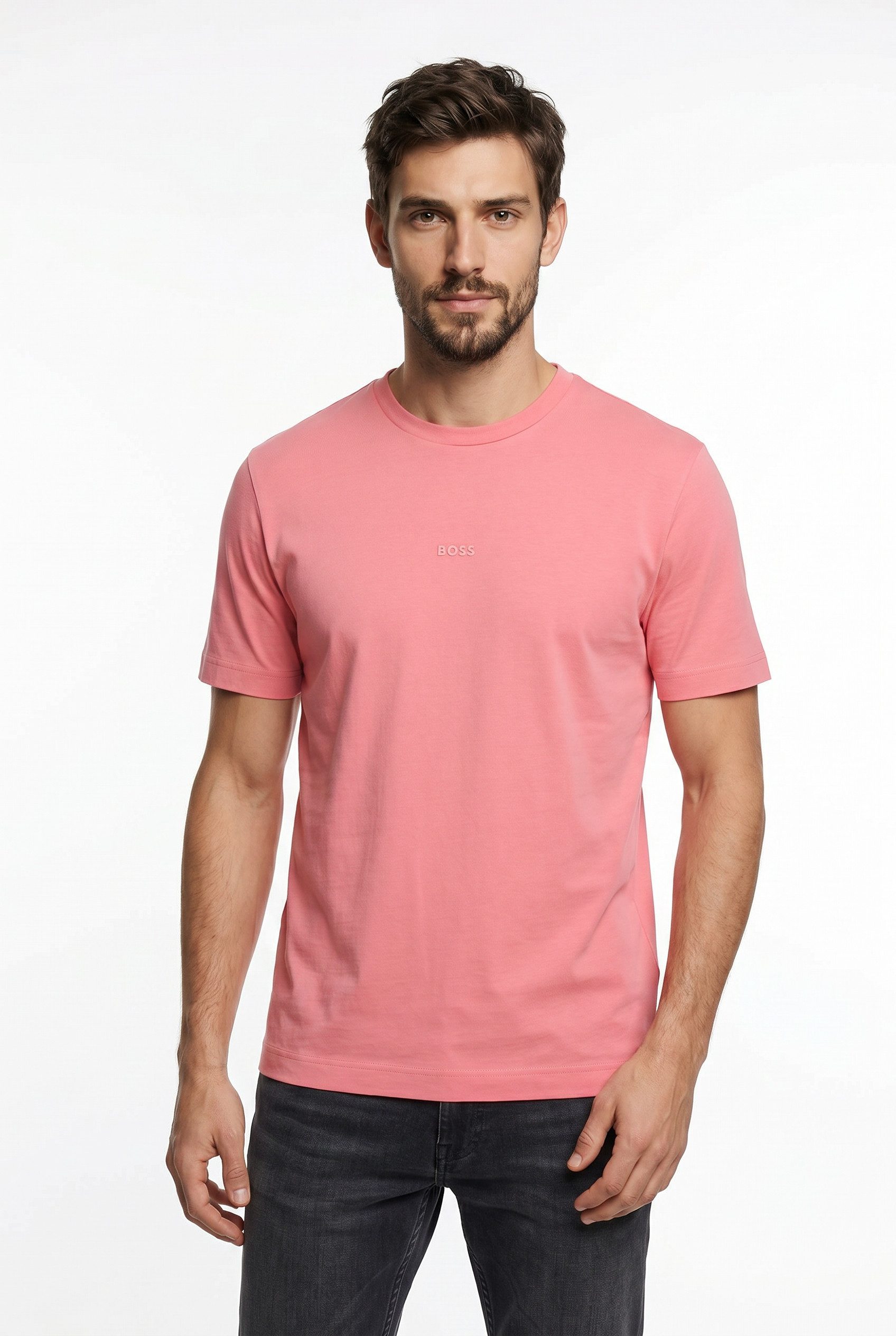 BOSS ORANGE T-Shirt TChup Relaxed Fit Stretch-Cotton-Jersey Rundhalsausschnitt
