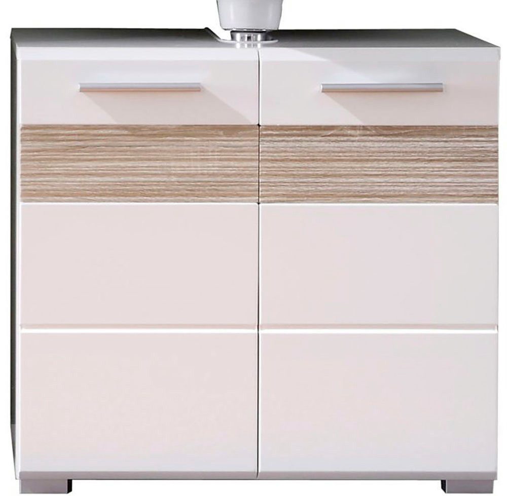 welltime Waschbeckenunterschrank Marbella Waschbeckenunterschrank zur Wandmontage - (B/T/H) 60/34/56 cm
