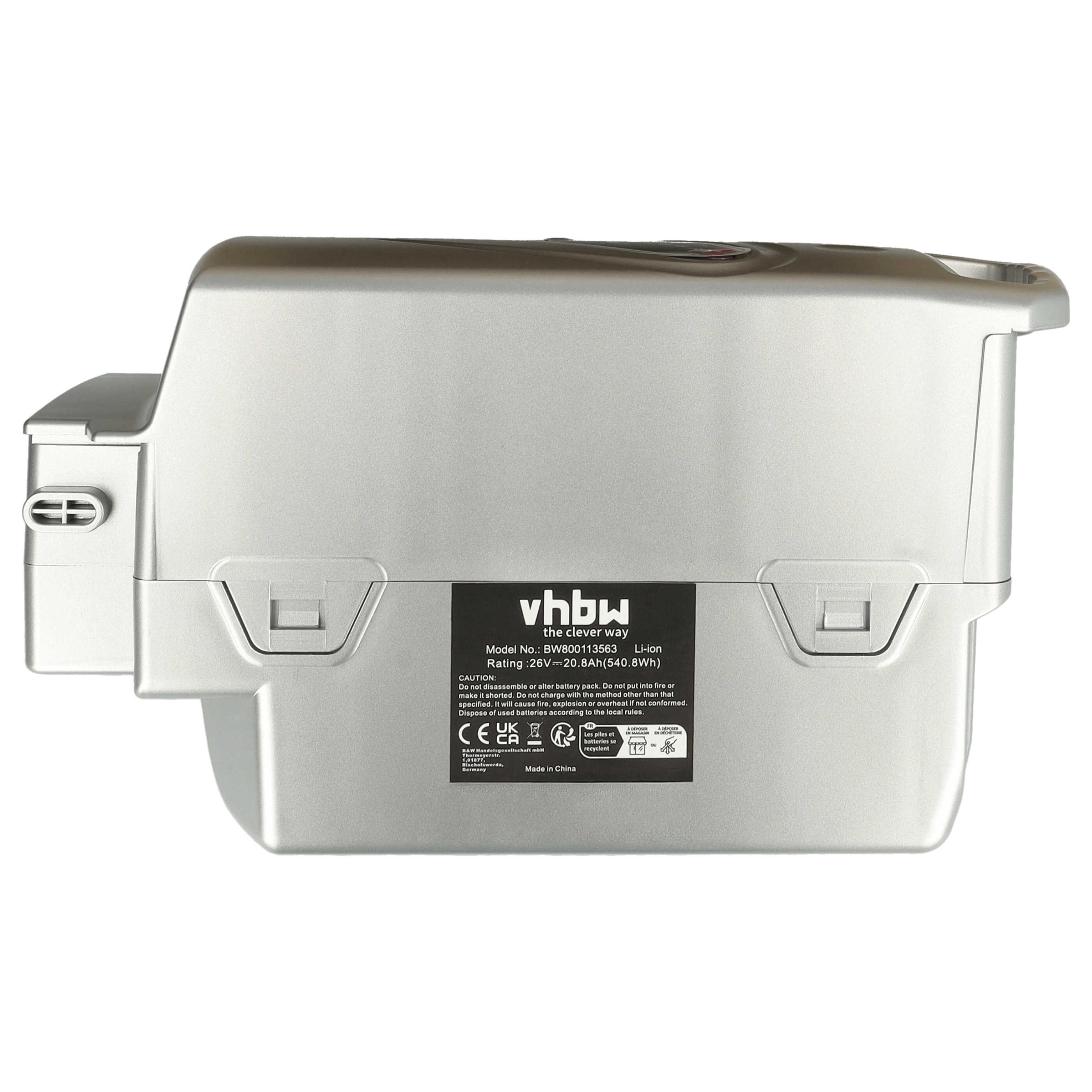 vhbw Akku Ersatz für NKY210B02, NKY210B2, NKY224B02, NKY224B2, NKY190B02, E-Bike Akku Akku Li-Ion 20800 mAh (26 V, 1 St), Leistungsfähiger Austausch-Akku für Pedelec, Elektrofahrrad, E-Bike