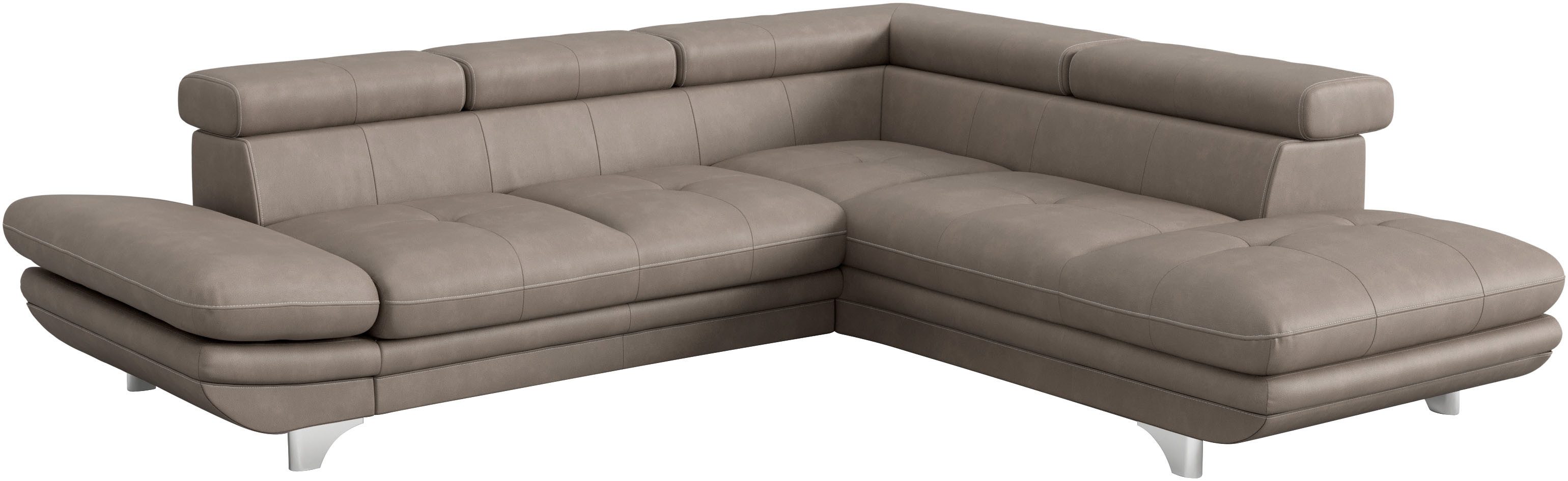COTTA Ecksofa "Enterprise L-Form", mit Arm- & Kopfteilverstellung, wahlweis günstig online kaufen