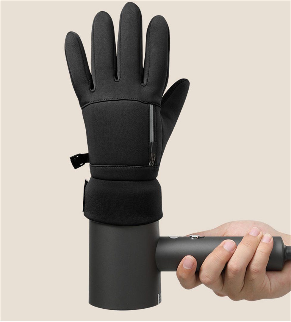 Outdoor-Handschuhe Touchscreen wasserdichte und UG Kalte Thermo-Fahrradhandschuhe Fahrradhandschuhe Winterverdickte L.Ru mit