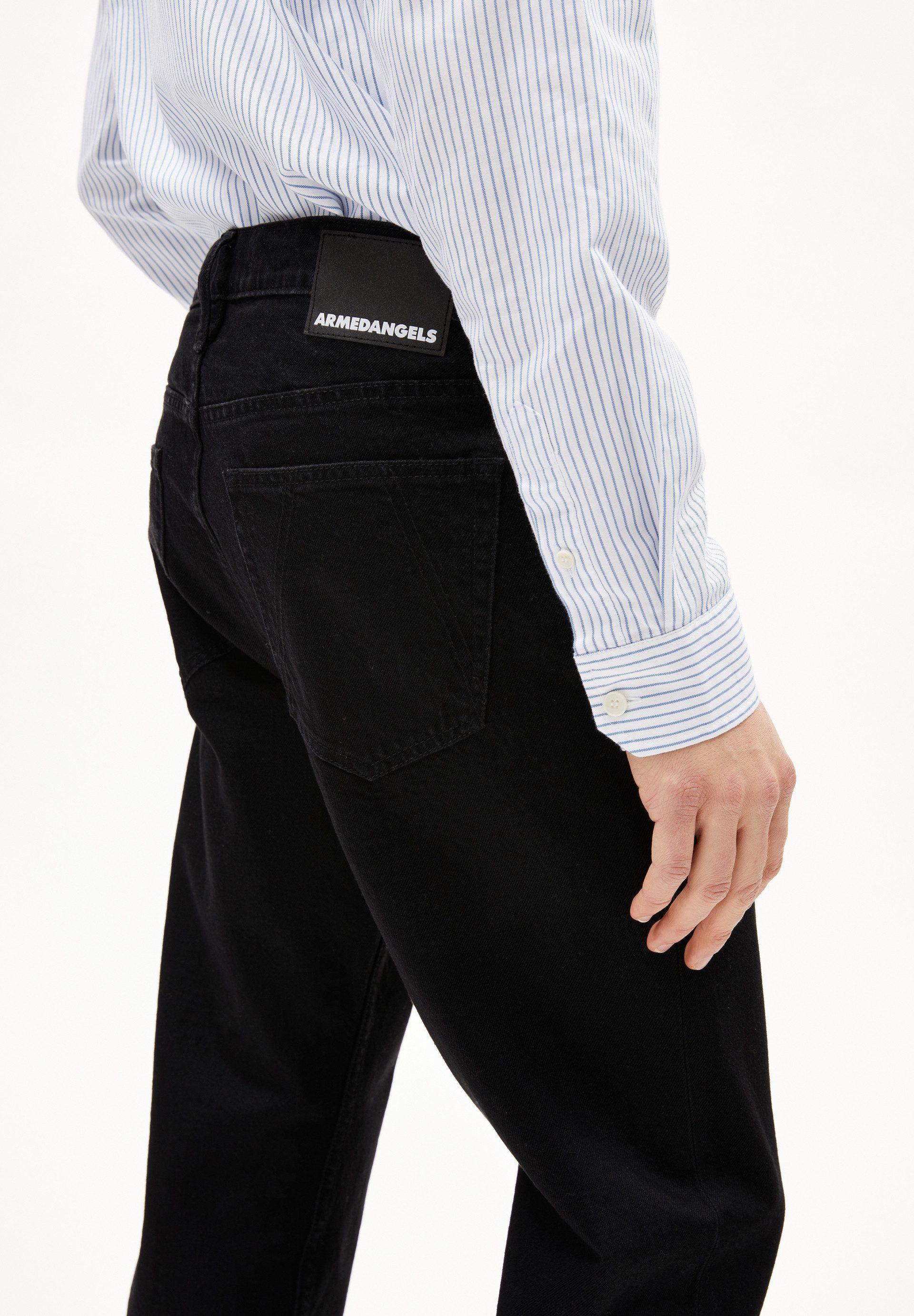 Armedangels Straight-Jeans DYLAANO Straight Jeans Bio-Baumwoll Mix (Comfort-Stretch, Regular Fit) Mid waist